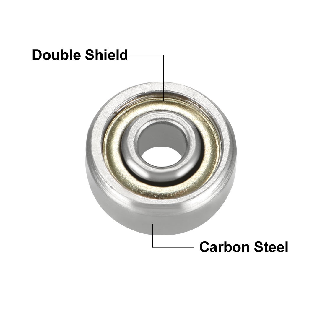 20PCS 623ZZ Deep Groove Ball Bearing Carbon Steel Double Shield 3x10x4mm