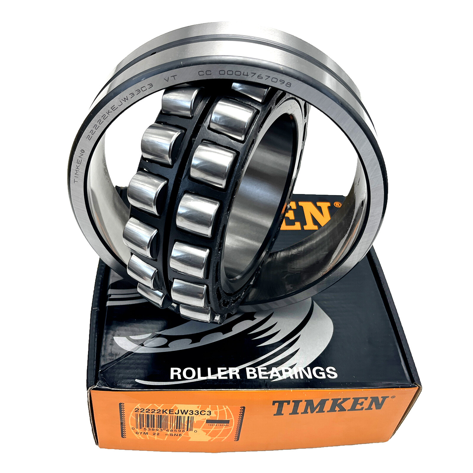 22222KEJW33C3 For TIMKEN Spherical Roller Bearing 110 x 200 x 53mm