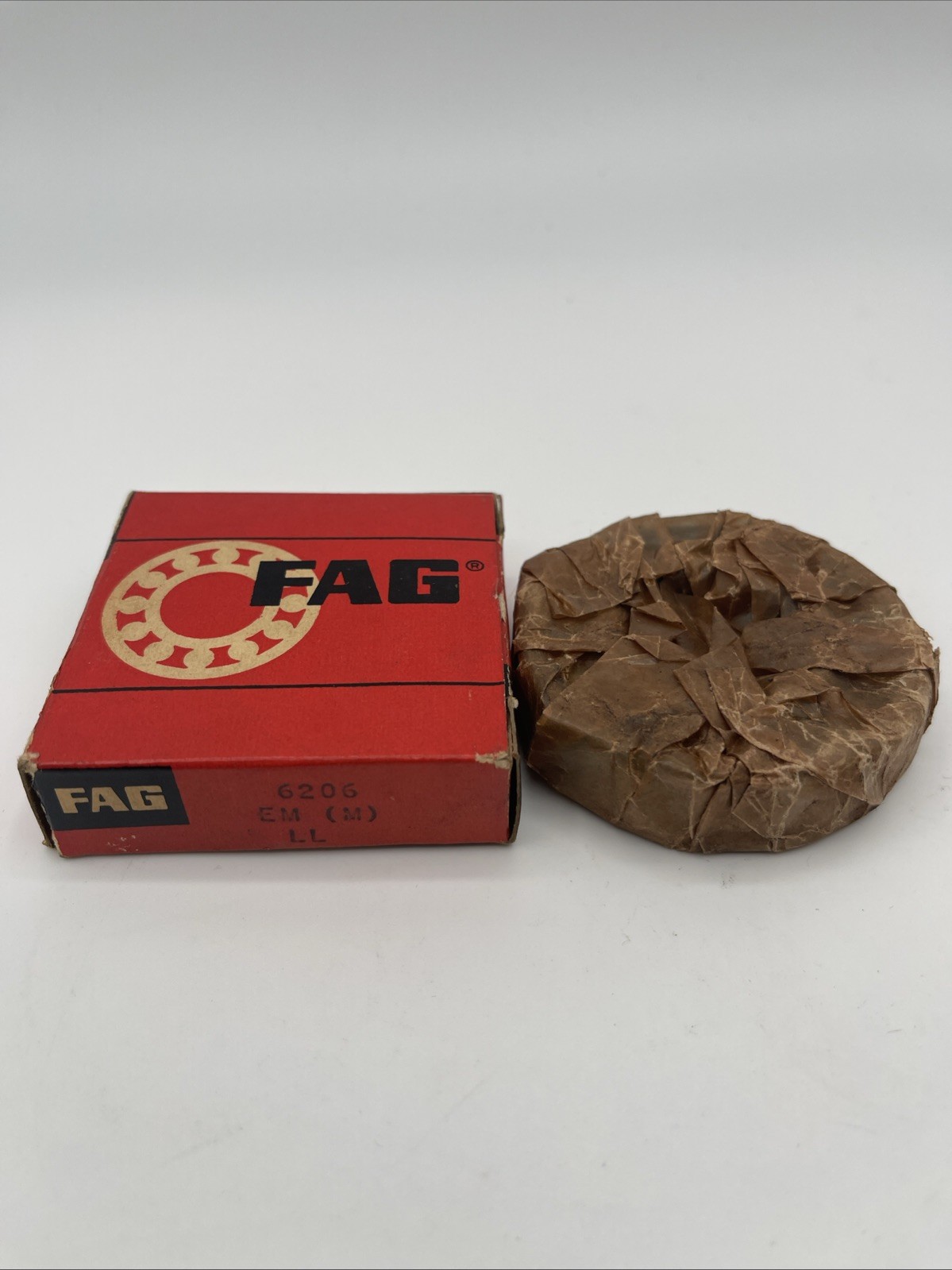 FAG 6206 EM (M) LL Ball Bearing 30X62X16mm Machine Brass Cage Low-Loss Friction