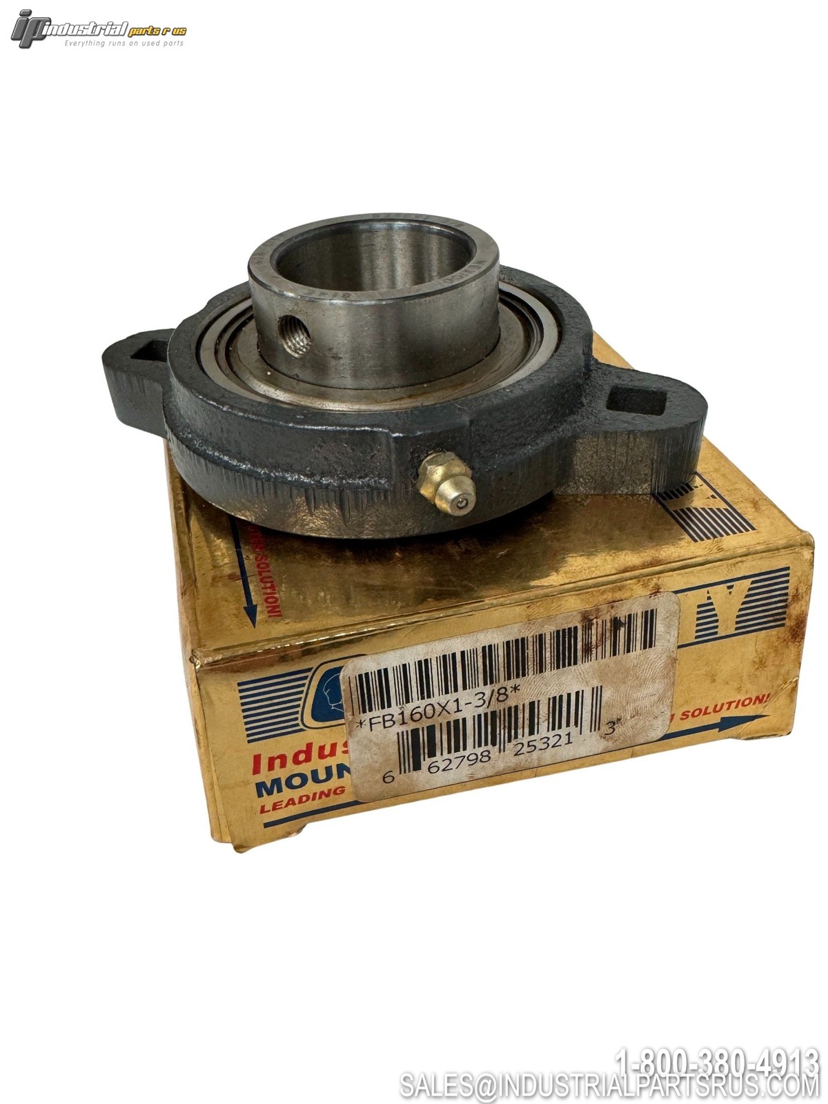 Hub City B250X1 3/8 Ball Bearing Insert 3/8″ Bore Standard Duty w/ FB160X1-3
