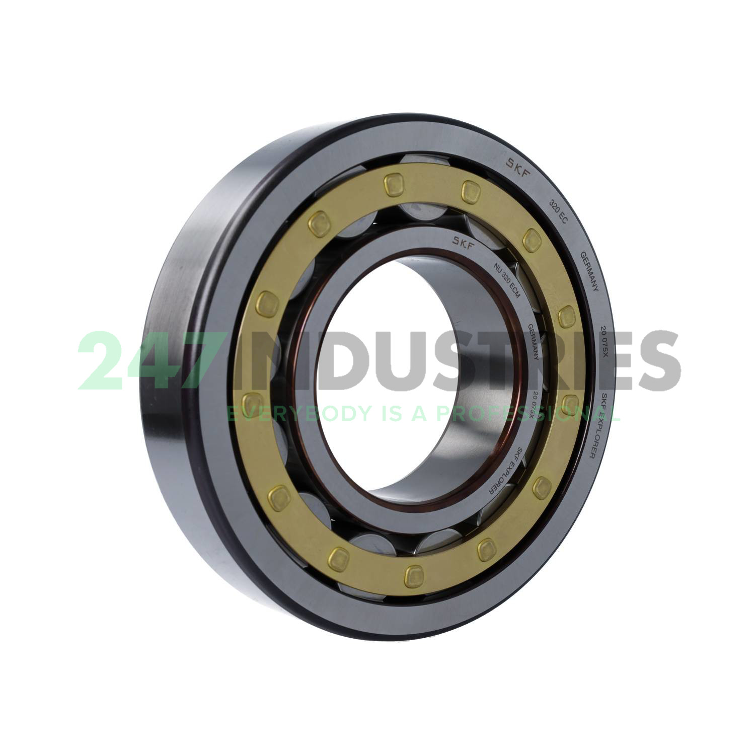 NU320ECM SKF 100 x 215 x 47 mm CYL. ROLL. SINGLE ROW