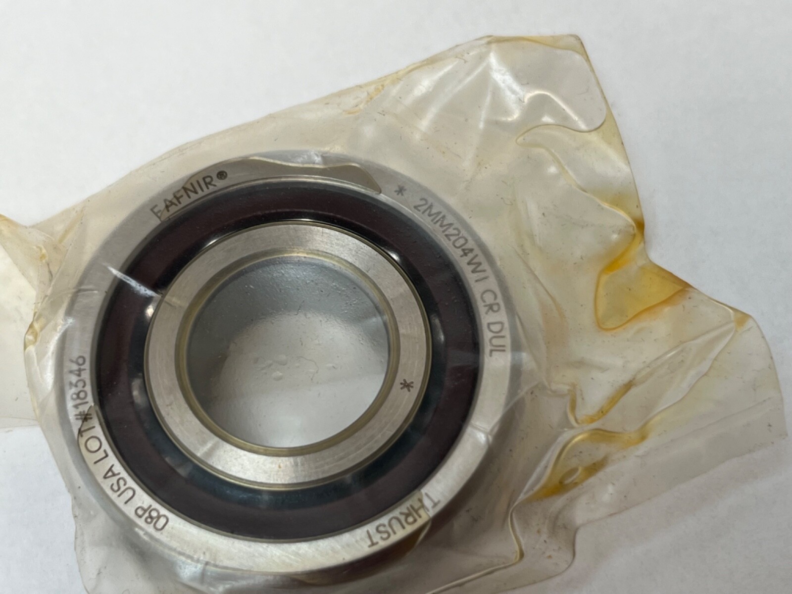Fafnir 2MM204WI-SUL Bearing 20x47x14 mm 7204-C 2MM-204-WI-UL USA