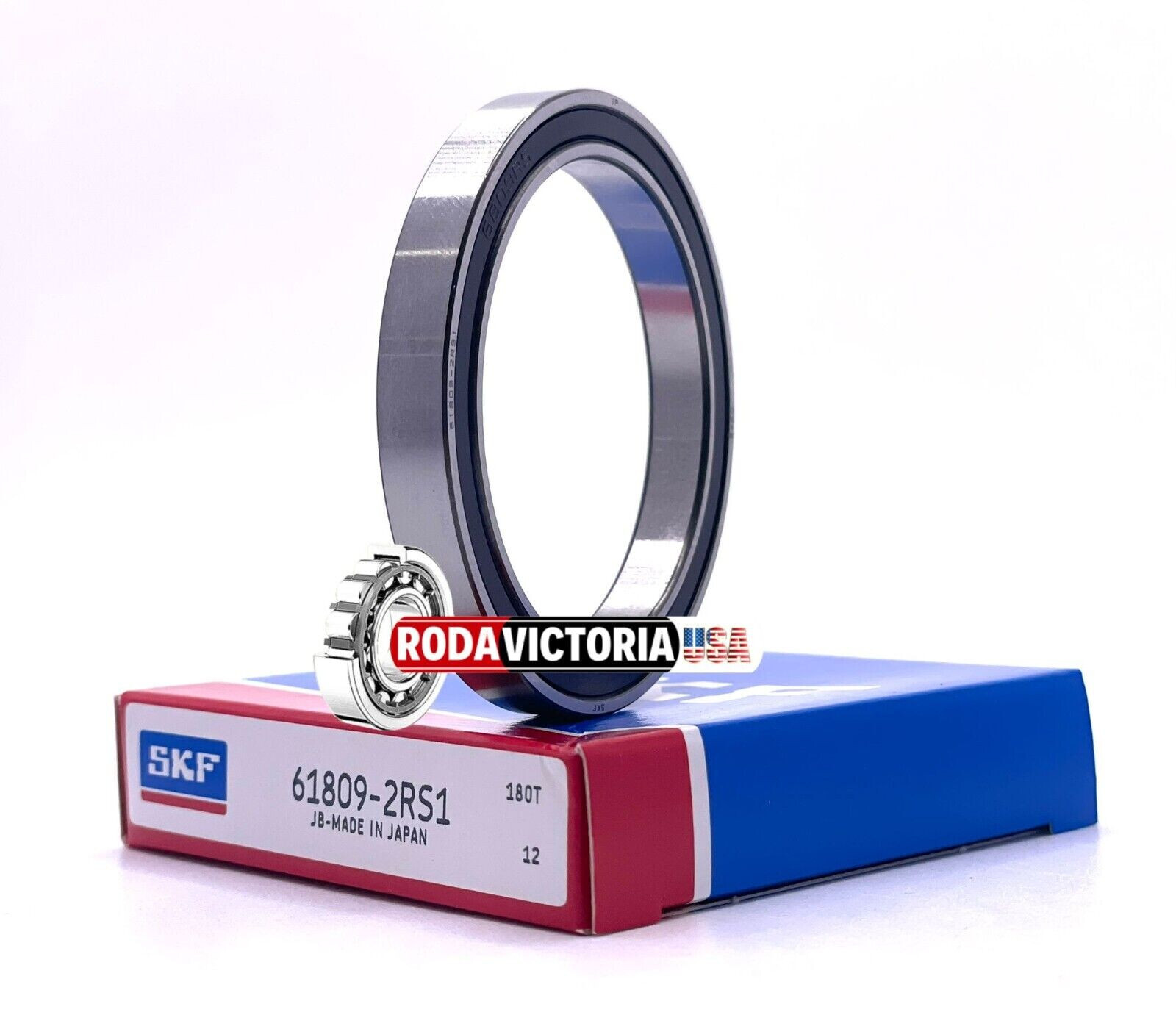 SKF 61809-2RS1 Deep Groove Ball Bearings 45x58x7 mm 6809-2RS 6809RS