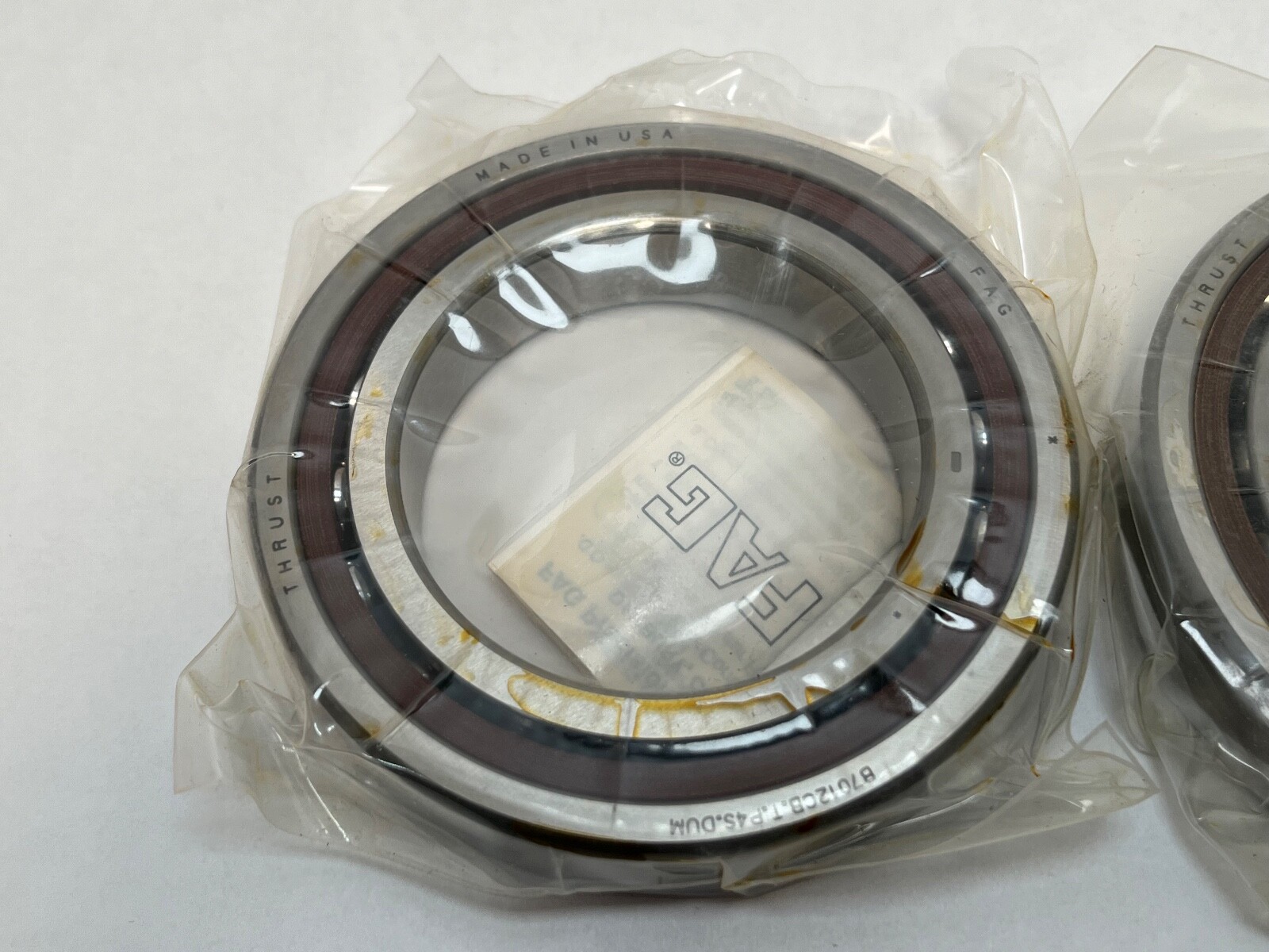 FAG B7012CB.T.P4S.DUM Bearing 60x95x18 mm 7012C B-7012-CB-T-P4S-DUM USA 2 Pcs