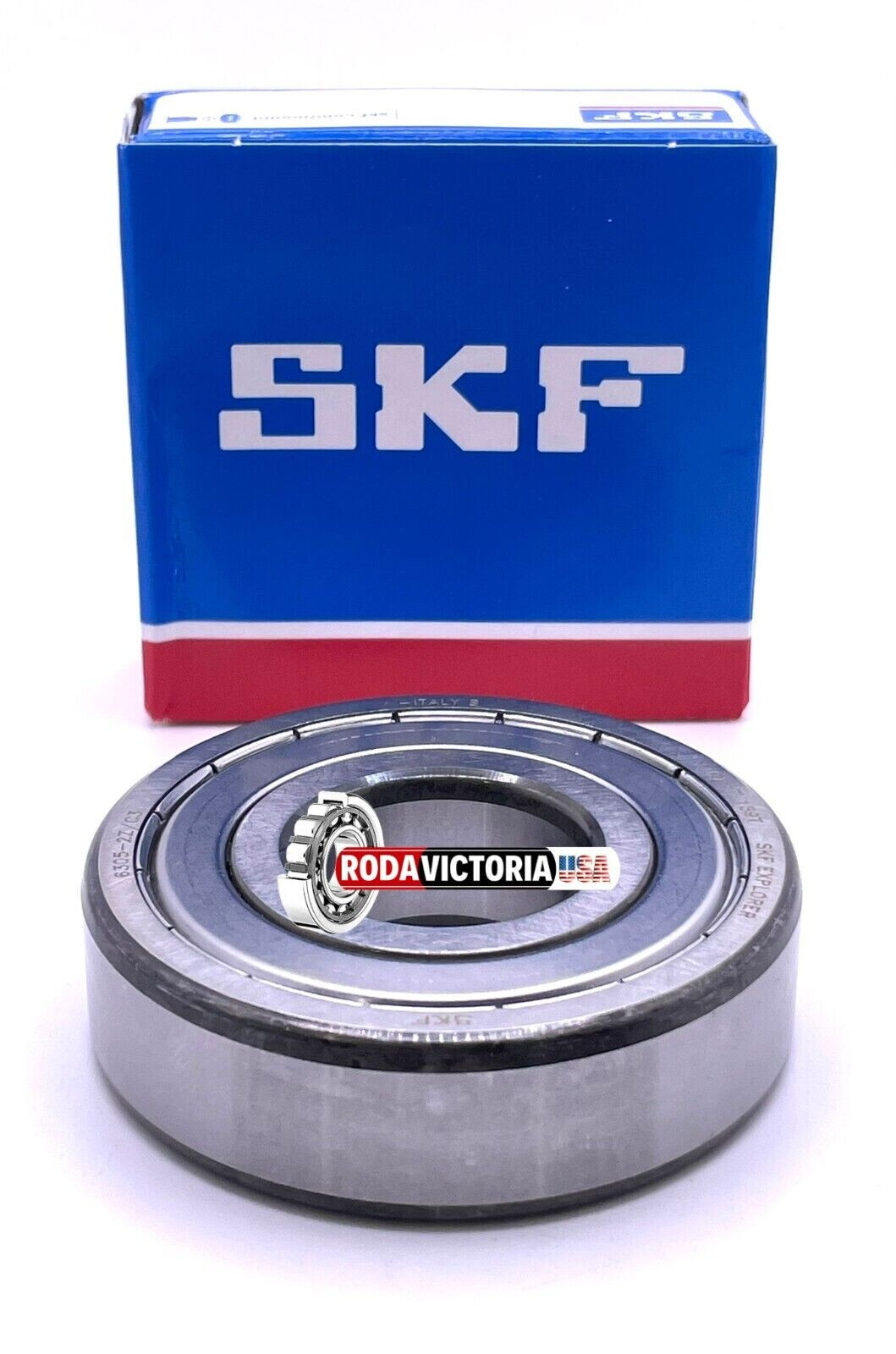 SKF 6305 ZZ C3 DEEP GROOVE BALL BEARING, METAL SHIELDED 25x62x17 mm