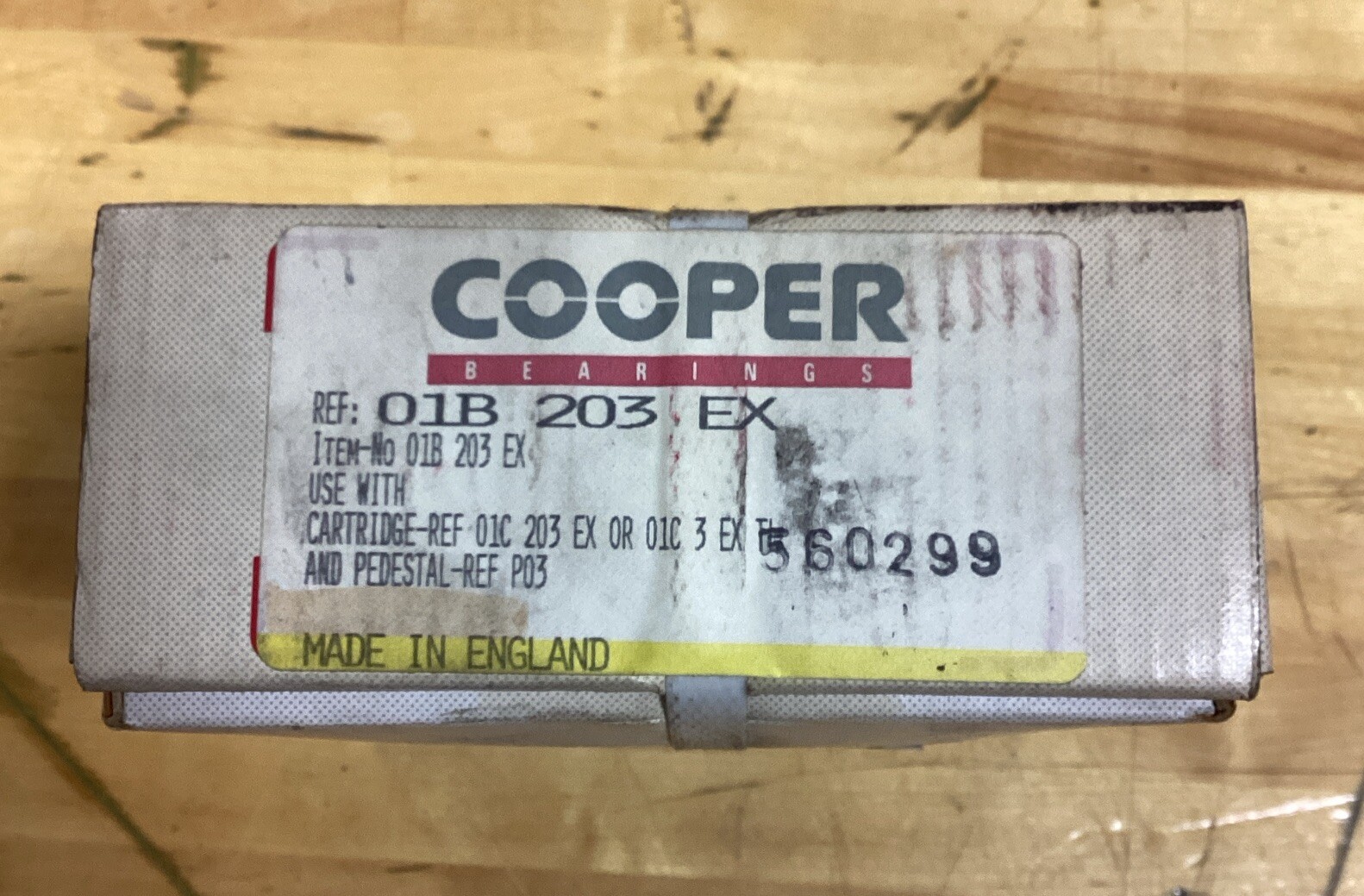 Cooper Bearings 01B 203 EX **Sealed** Z10