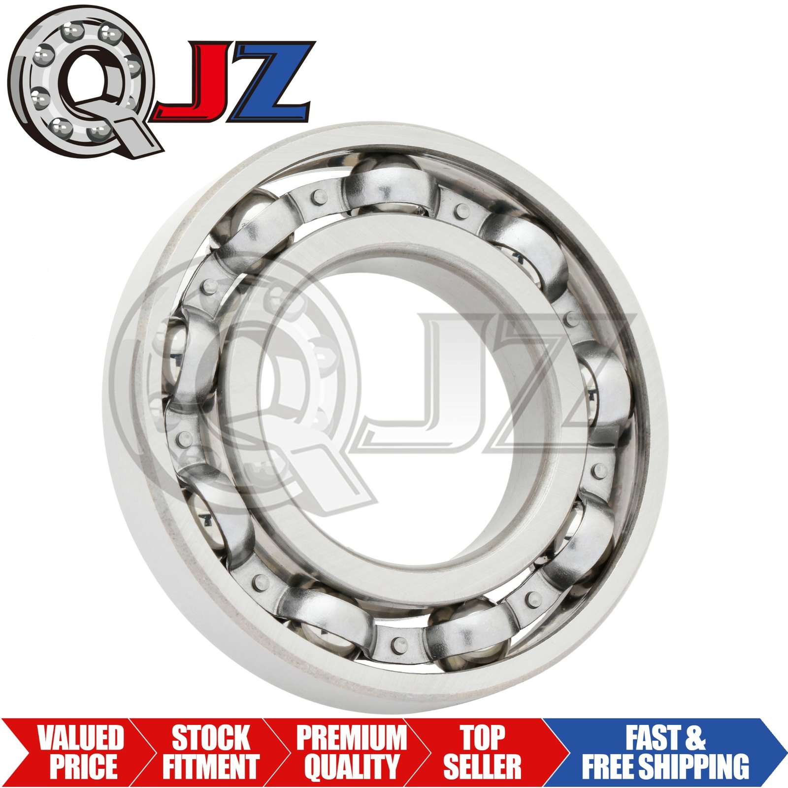[1-Pack] R18-OPEN Radial/Deep Groove Ball Bearing 1.125 in x 2.125 in x 0.5 in