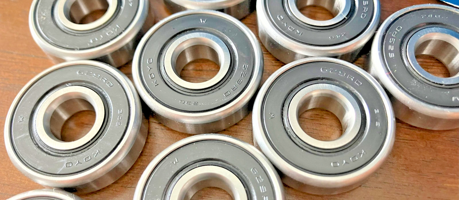 New Koyo 629-2RS 9x26x8mm Double Rubber Sealed Bearings Made in Japan /Lot of 10