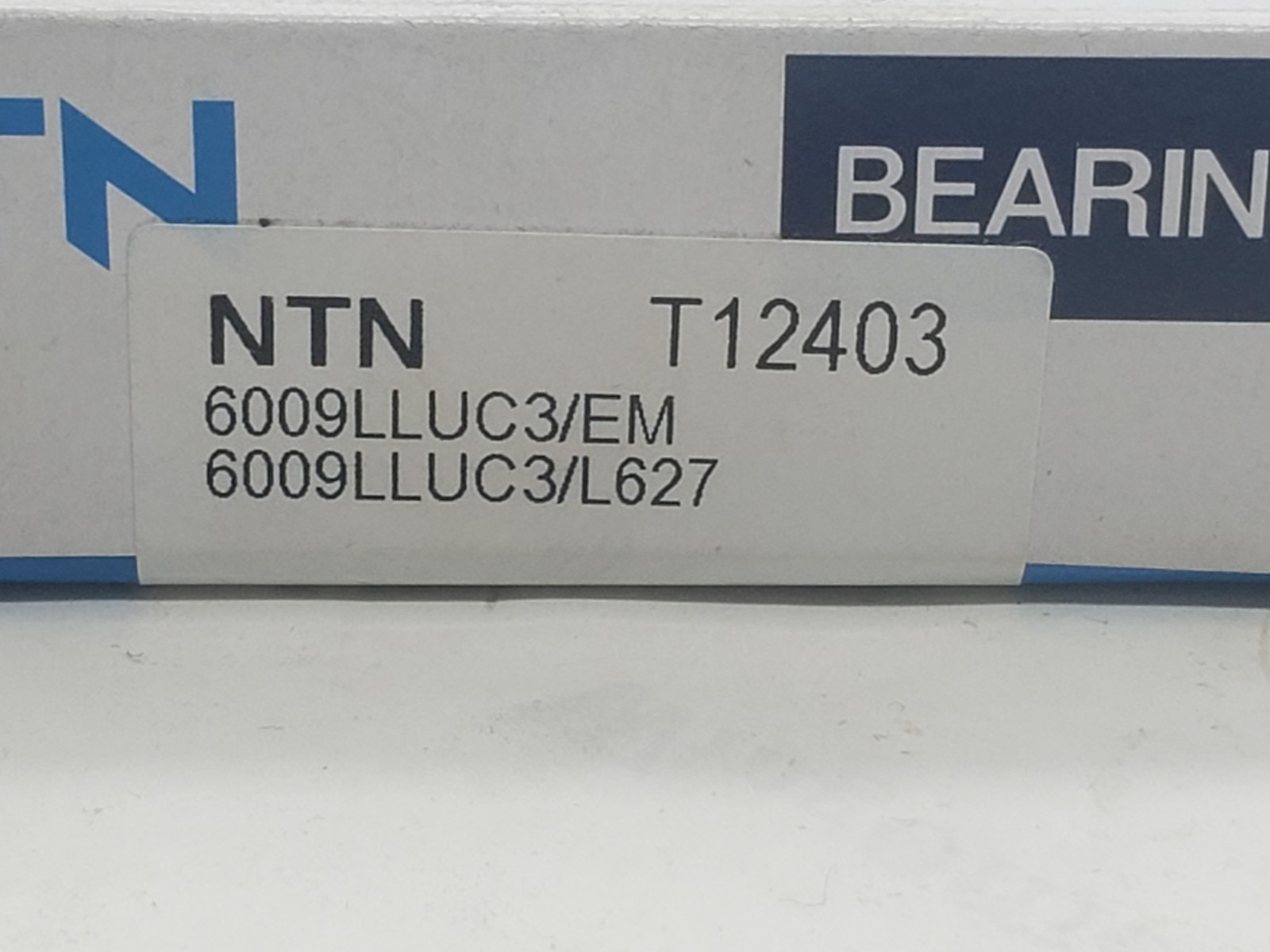 NTN 6009LLUC3/EM SIGNLE ROW RADIAL BALL BEARING, NIB
