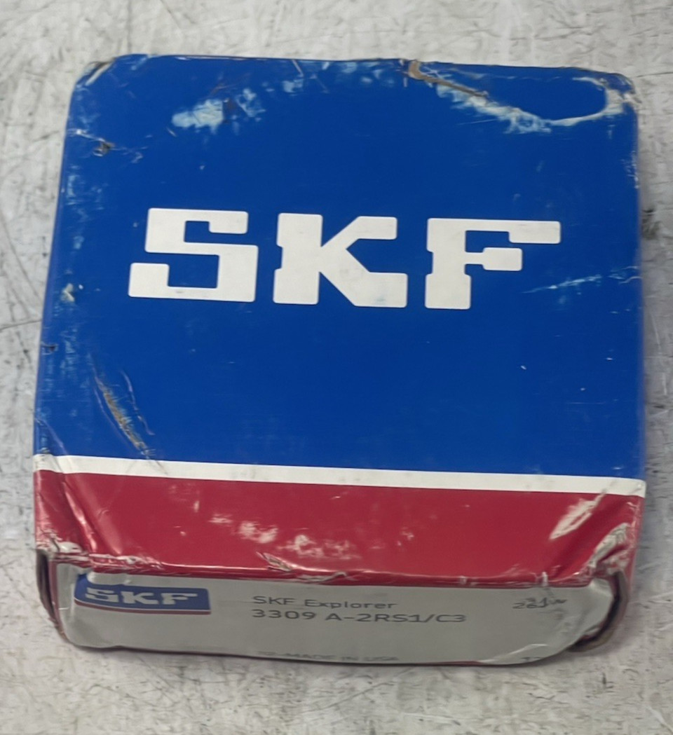 New SKF 3309 A-2RS1/C3 Double Row Contact Bearing I.D. 45mm O.D. 100mm 1.5625″