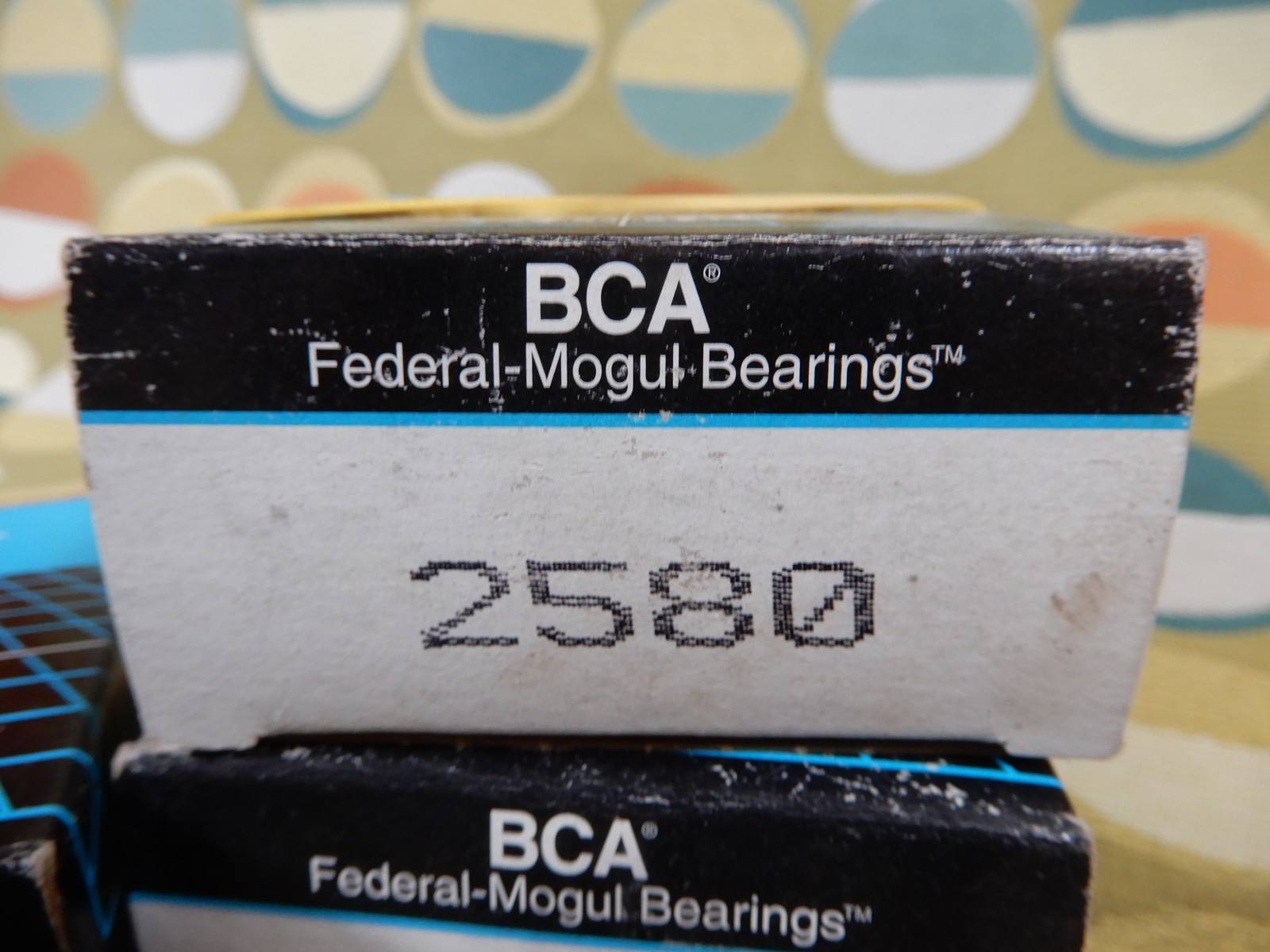 BCA Federal Mogul 2580 Tapered Roller Bearings Qty 3 NOS