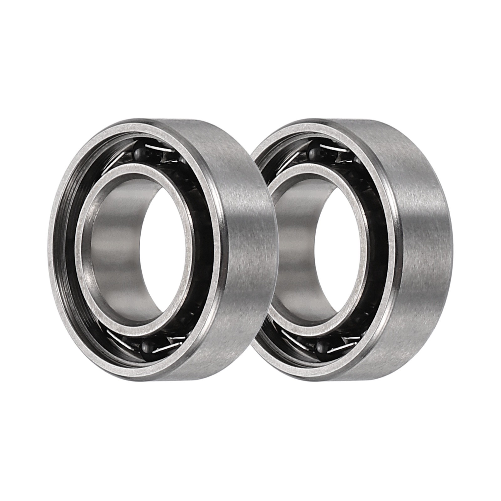 2Pcs SMR137 Hybrid Ceramic Ball Bearing, ABEC3 4mm Stainless Steel Bearing