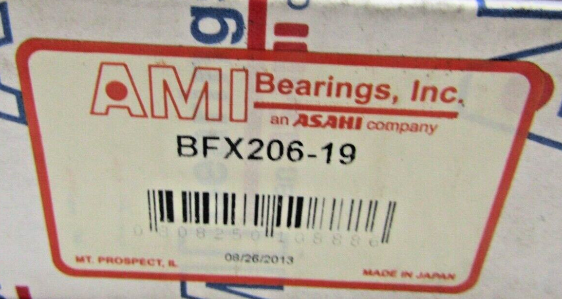 👍NEW AMI FLANGE 2 HOLE MOUNT BALL BEARING 1-3/16″ BORE BFX206-19