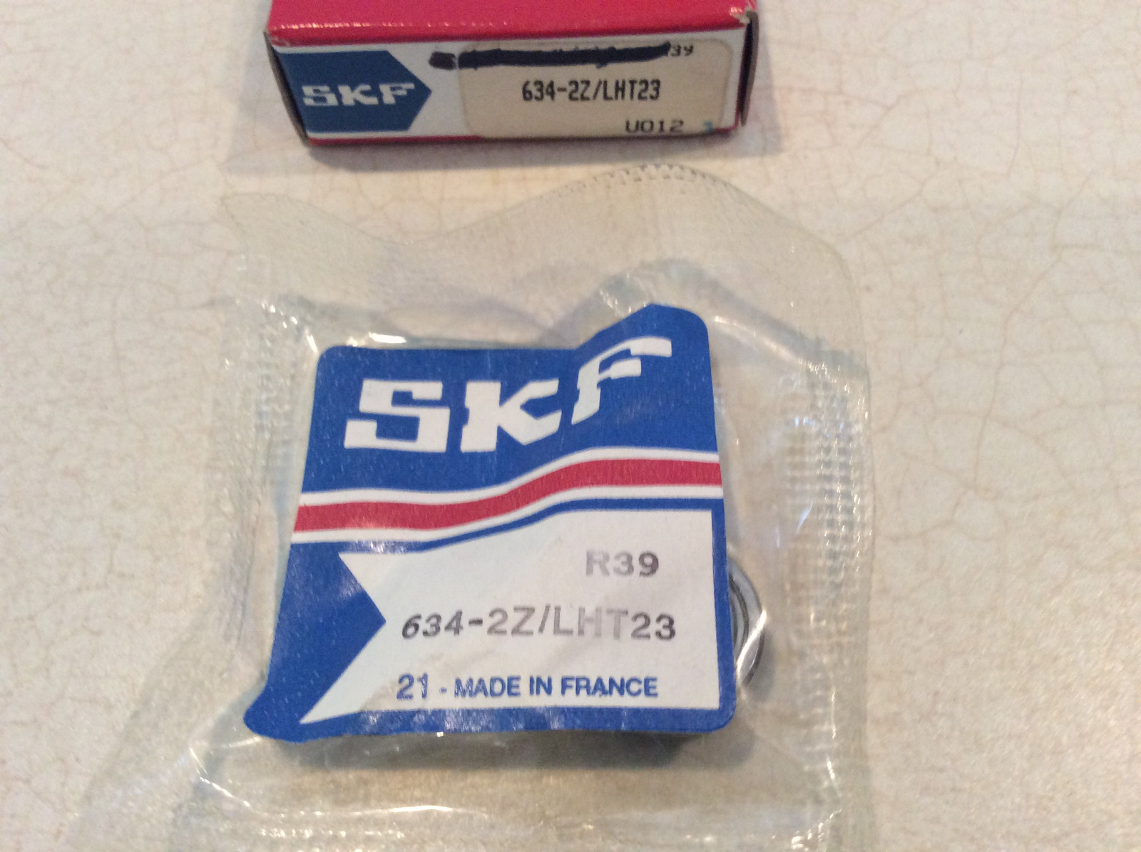 SKF 634-2Z/LHT23 Deep Groove, Double Shielded Bearing, 4mm ID, 16mm OD, 5mm Wide