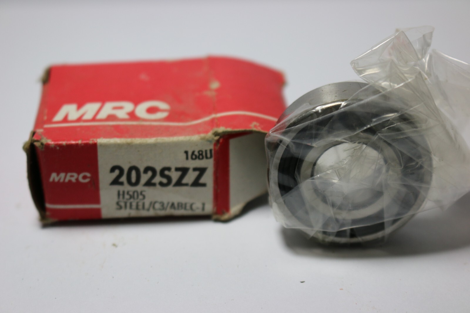 NOS MRC 168U 202SZZ H505 STEEL/C3/ABEC-1 roller bearing in org. box