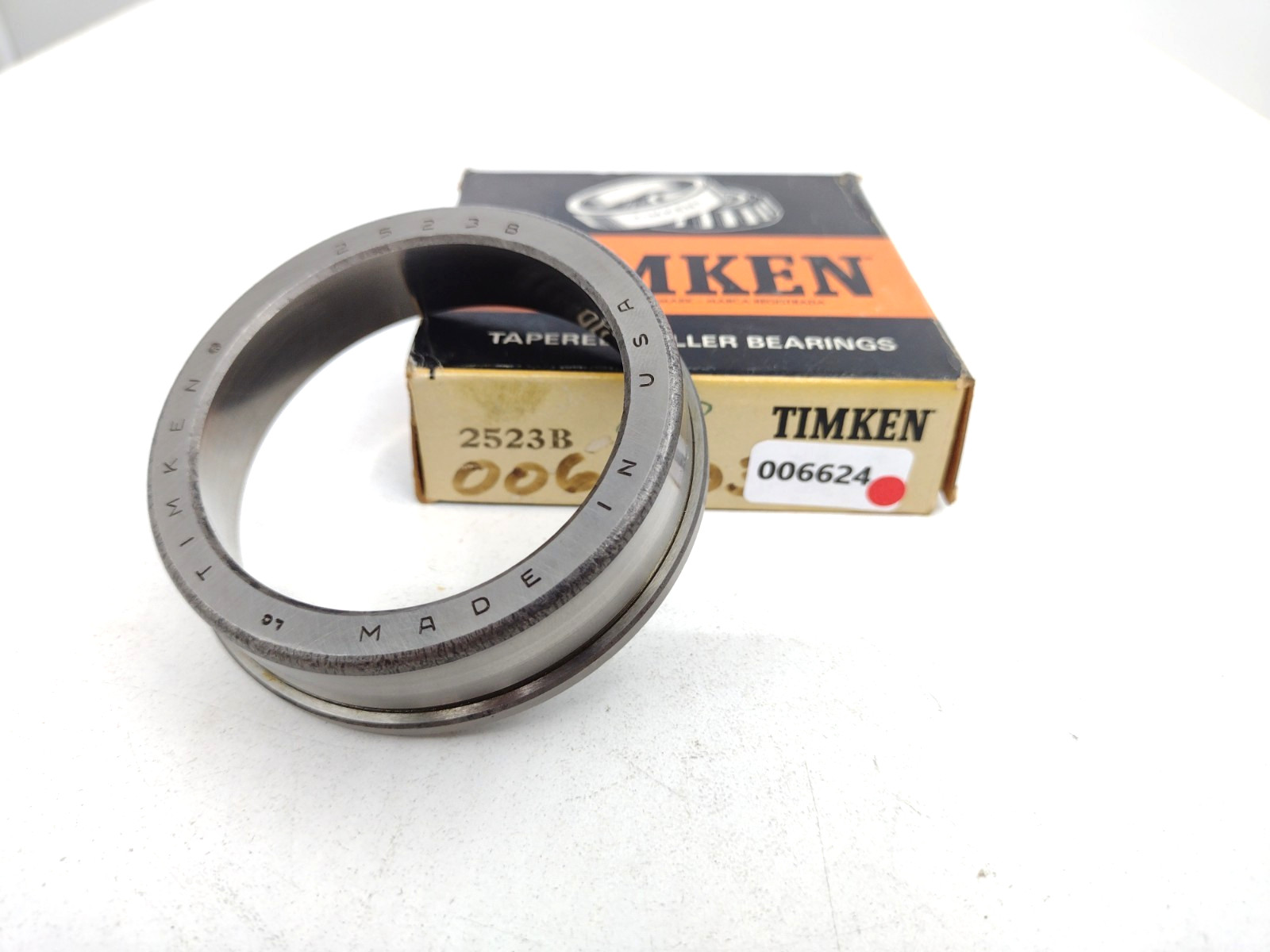 *** Timken 2523B Tapered Roller Bearing Single Flanged Cup 2.7500 inch OD