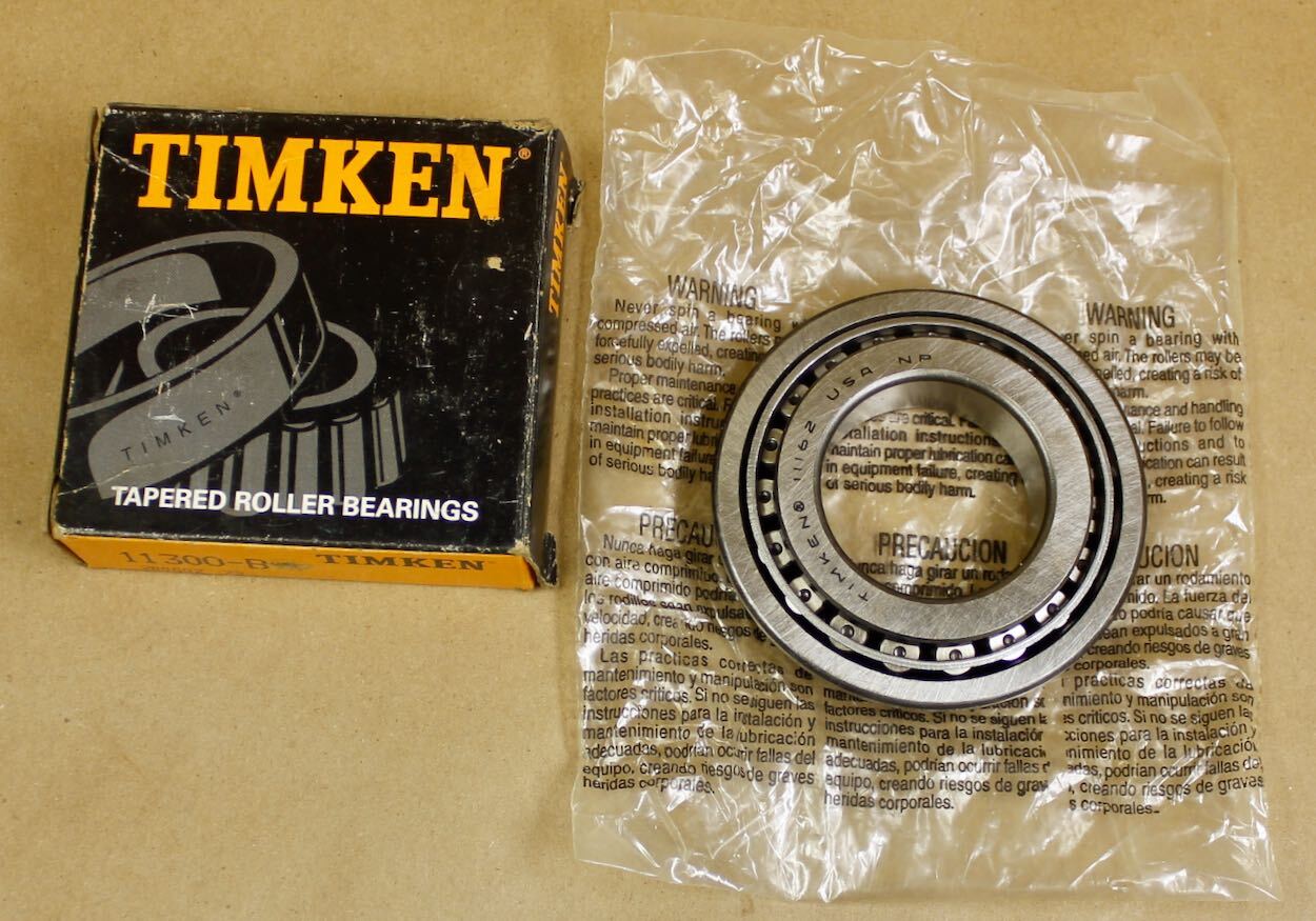 Timken 11300-B 11300B Flanged Race Cup + Timken 11162 Tapered Roller Bearing