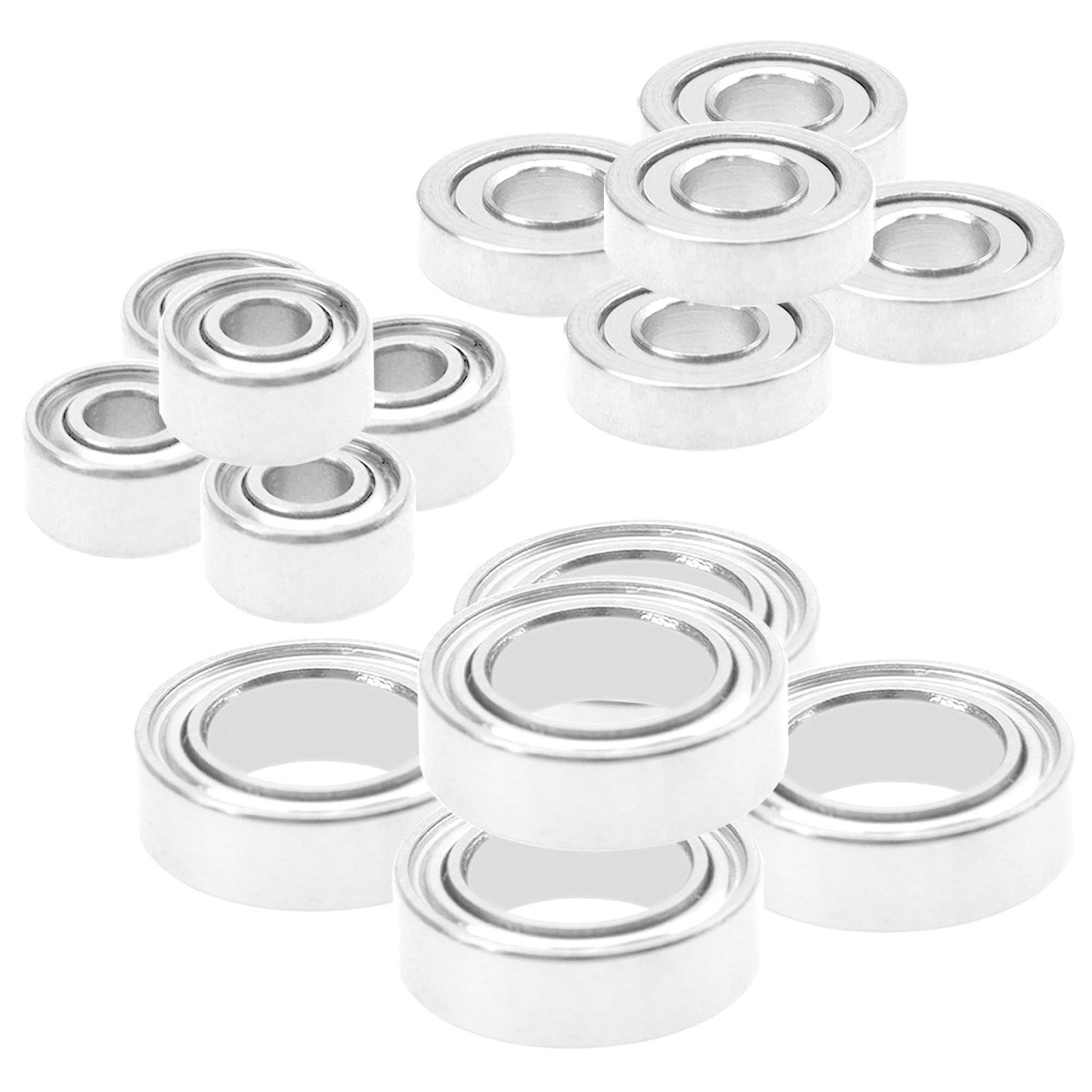 15PCS ShareGoo Ball Bearing Set 3x7x2mm 2x5x2.5mm 6x10x3mm Wltoys Upgrade