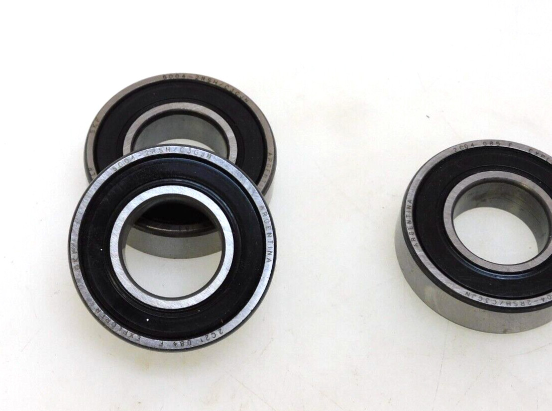 LOT OF 3 SKF 6004-2RSH/C3GJN RADIAL DEEP GROOVE BALL BEARING