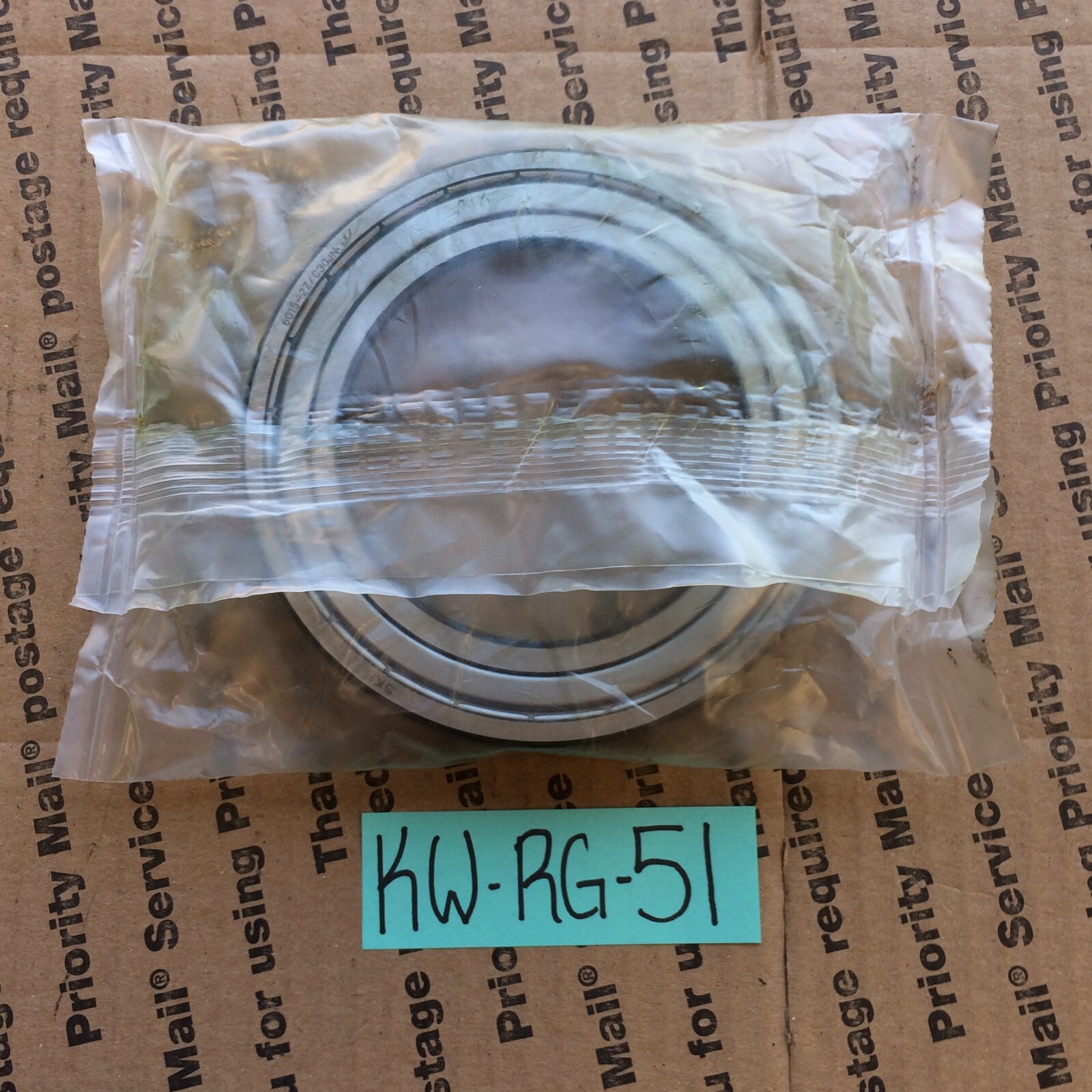 SKF 6015-2Z/C3GJN Shielded Ball Bearing, NOS unused no box