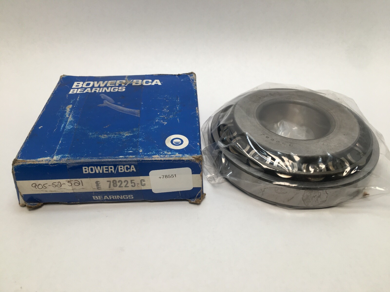 Bower 78225C/78551 Taper Bearing Cone&Cup 2-1/4″ ID 5.513″ OD 78225-C USA