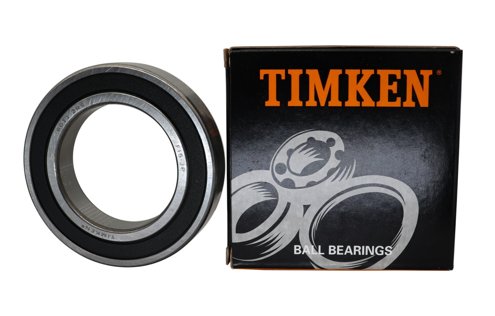 2PACK USA TIMKEN 6011-2RS 55X90X18MM Double Rubber Seal Ball Bearings 6011RS