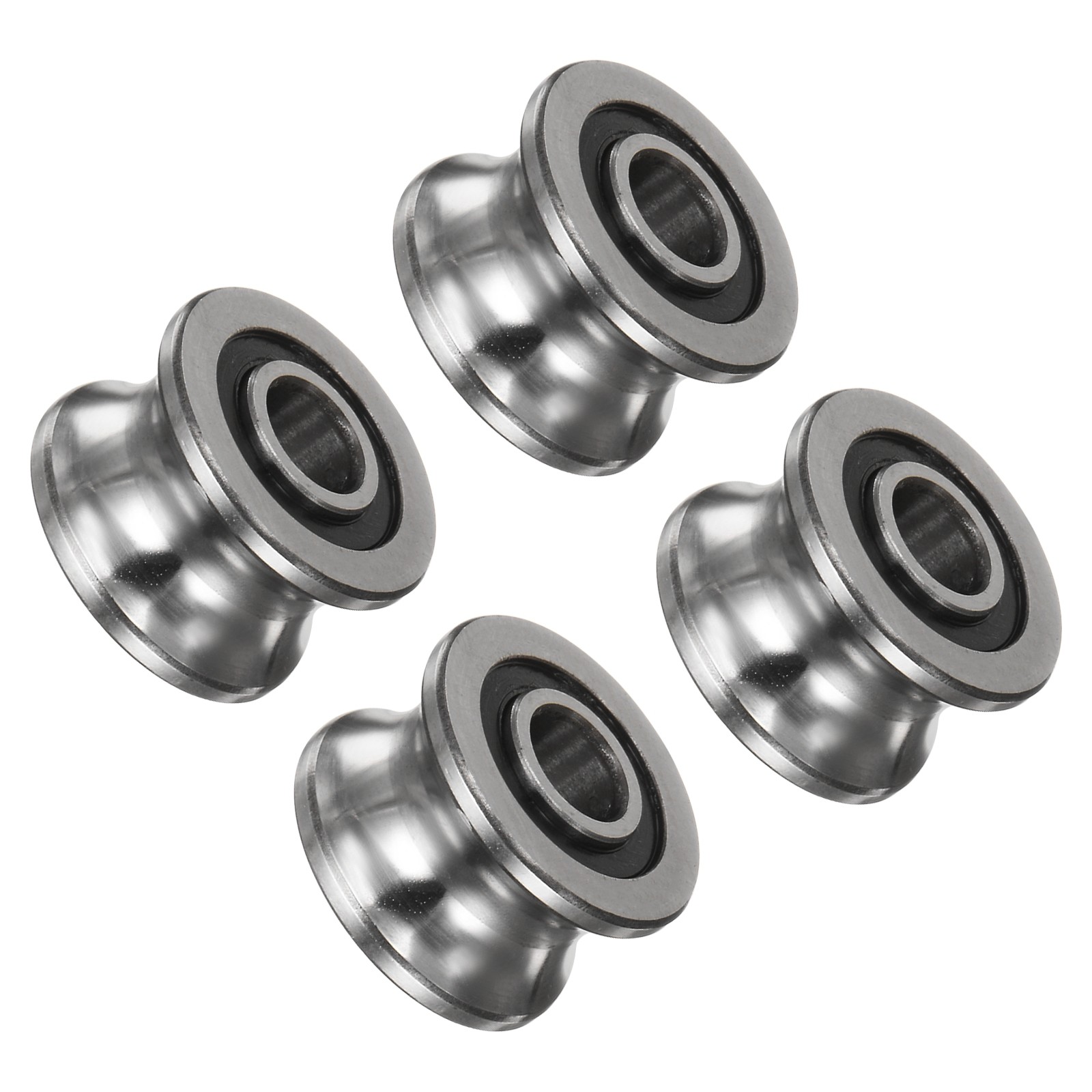 4X SG22 U Groove Track Guide Bearing 8×22.5×14.5mm U Groove Roller Wheel