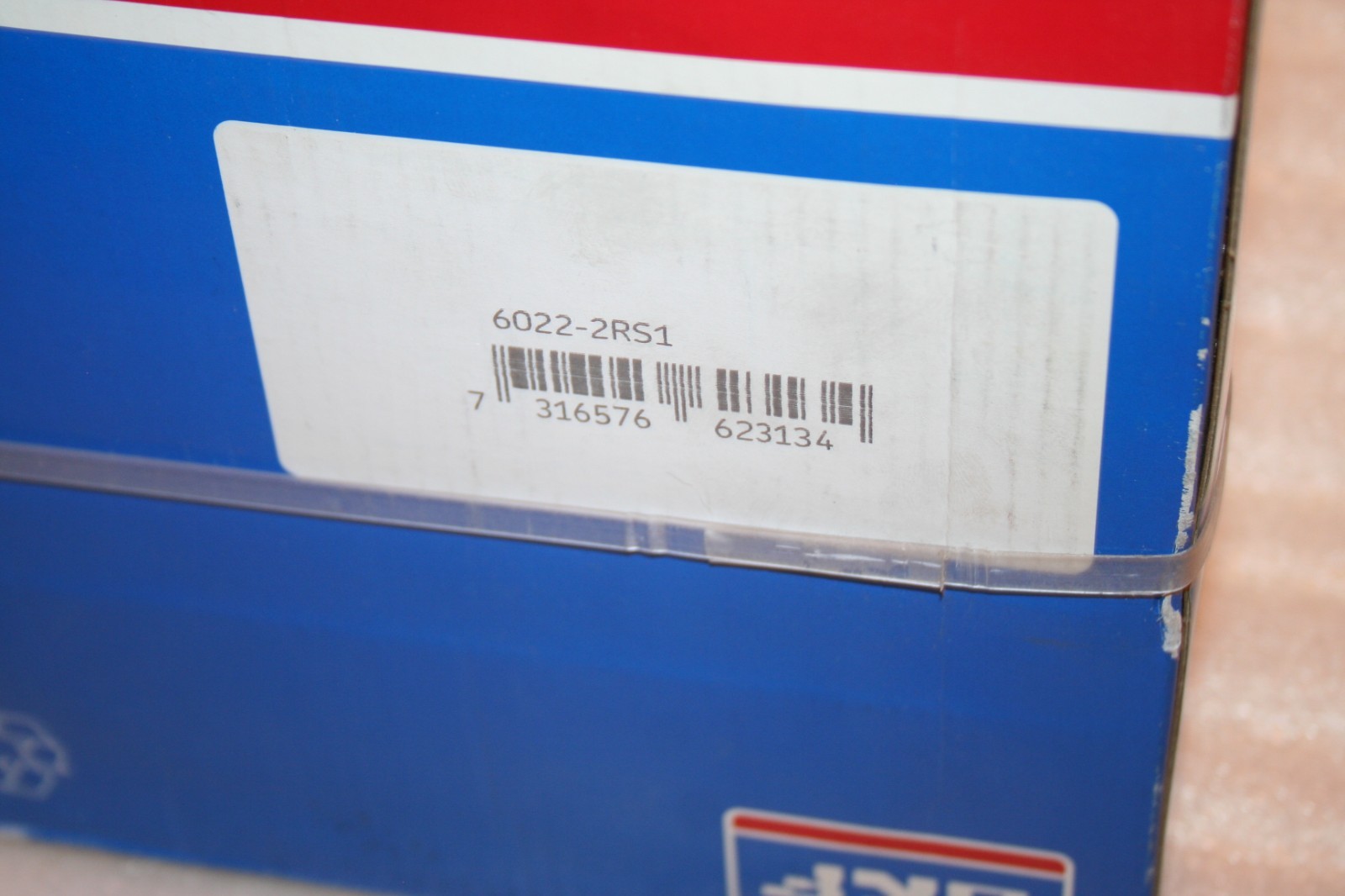 GENUINE SKF Explorer 6022-2RS1 Sealed Deep Groove Ball Bearing * NEW UNOPENED *