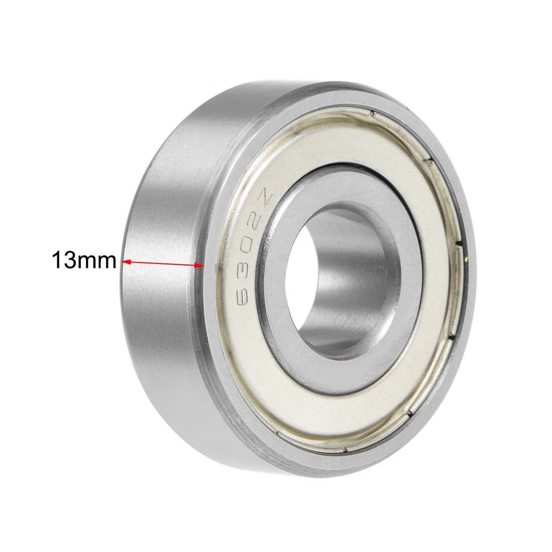 6302ZZ Deep Groove Ball Bearing 15x42x13mm Double Shielded Chrome Bearings