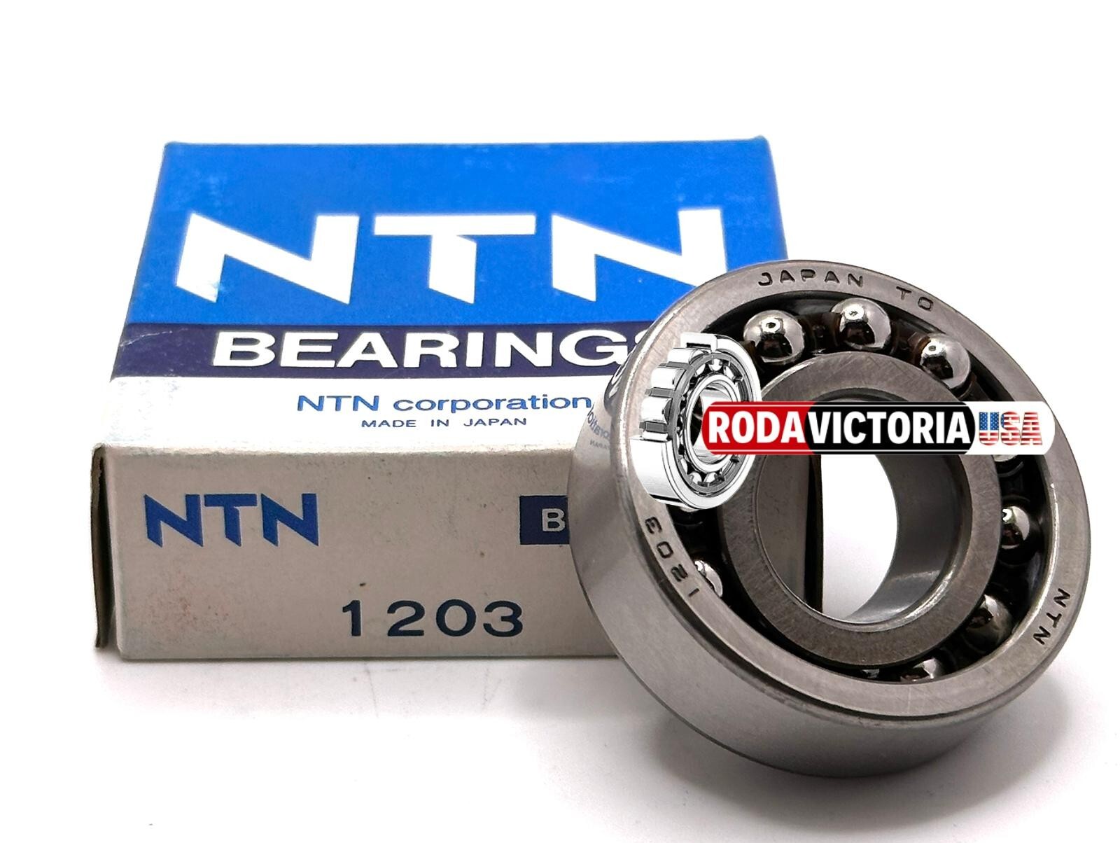 NTN JAPAN 1203 Self Aligning Ball Bearing 17x40x12mm