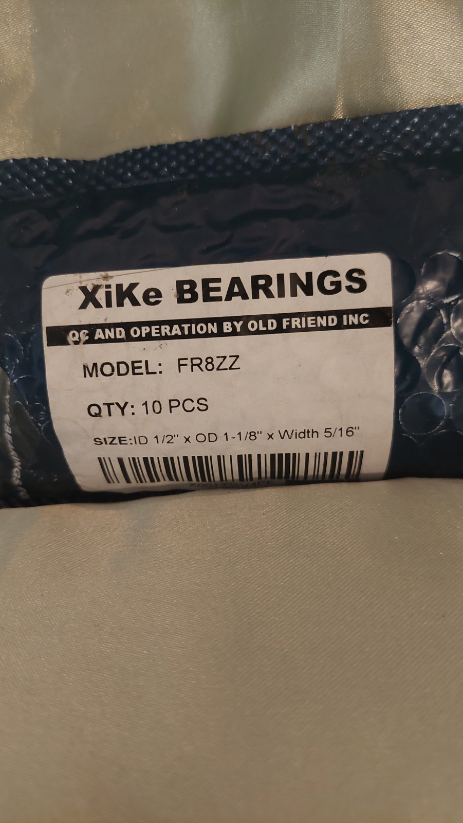 Xike 6800-2RS Deep Groove Ball Bearing 10x19x5mm Sealed Precision Bearings