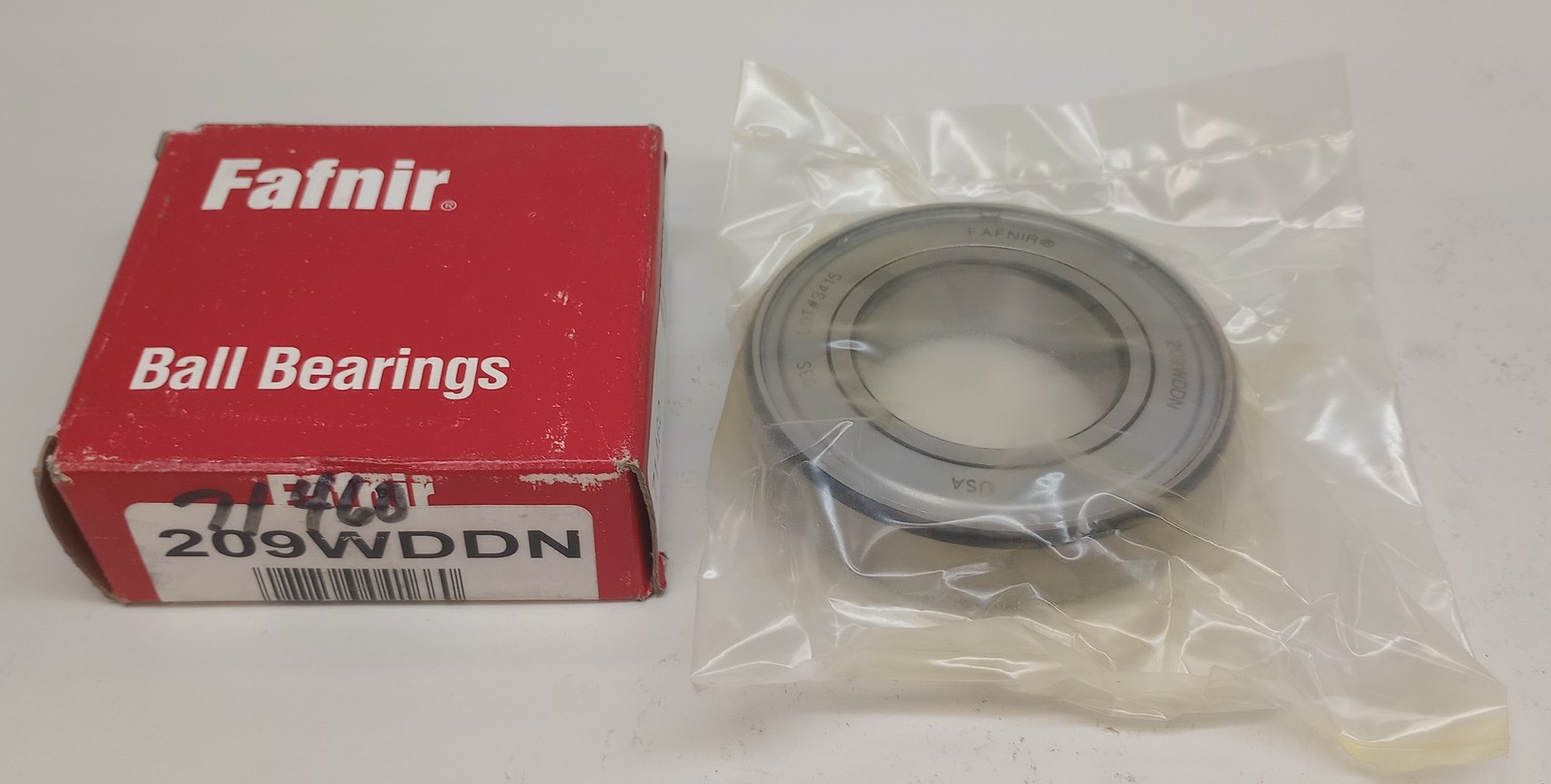 Fafnir 209WDDN Ball Bearing Deep Groove 45 X 85 X 19mm Double Shielded