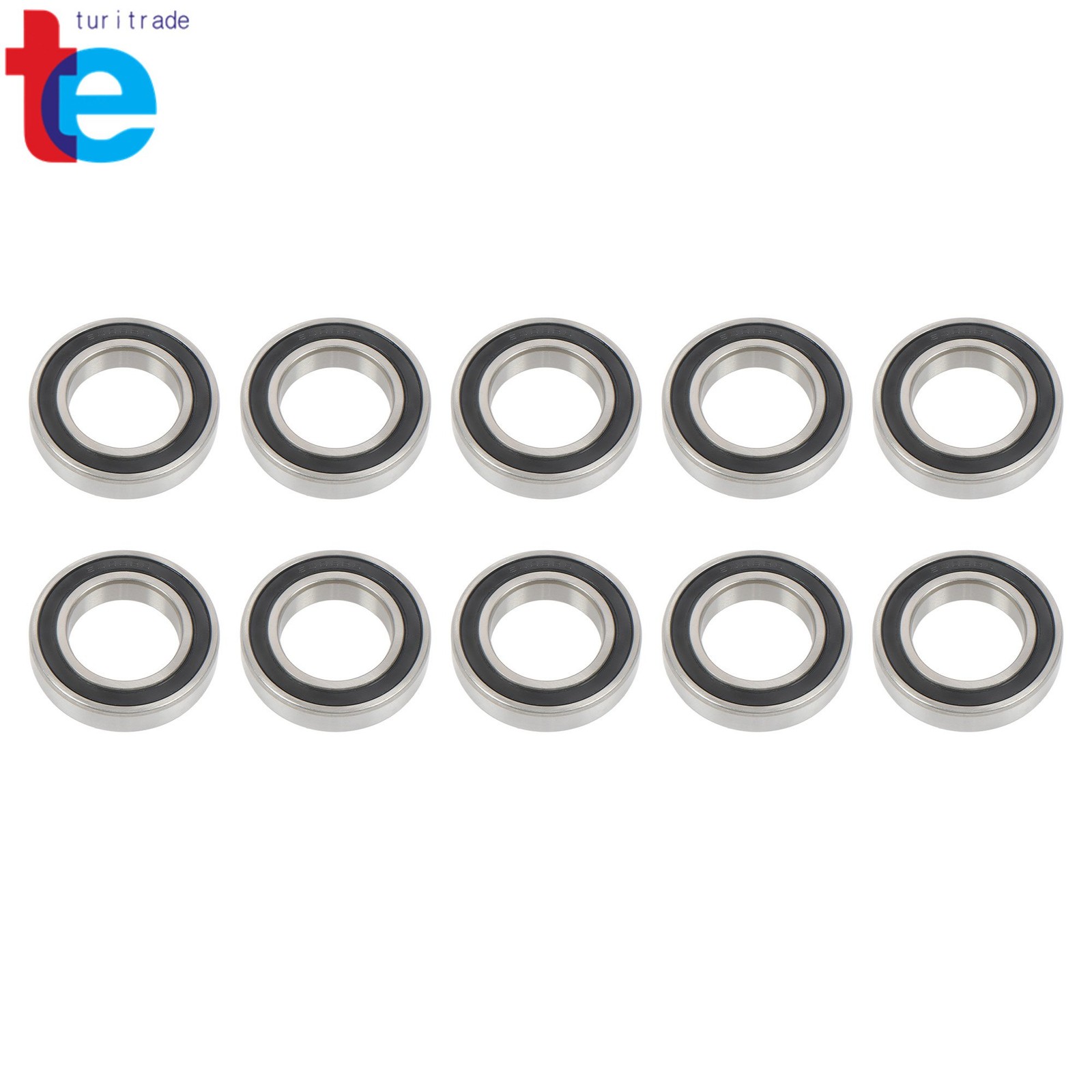 10pcs 6008-2RS Sealed Ball Bearings 40mm x68mm x15mm Industrial
