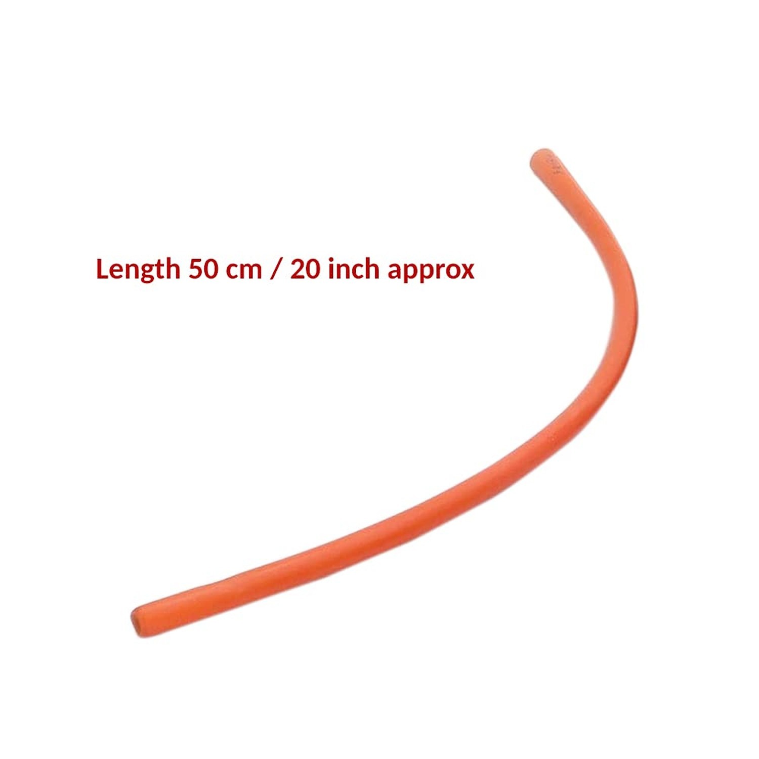 HealthAndYoga™ Enema Rubber Colon Tube – Open End (20” x 34 FR