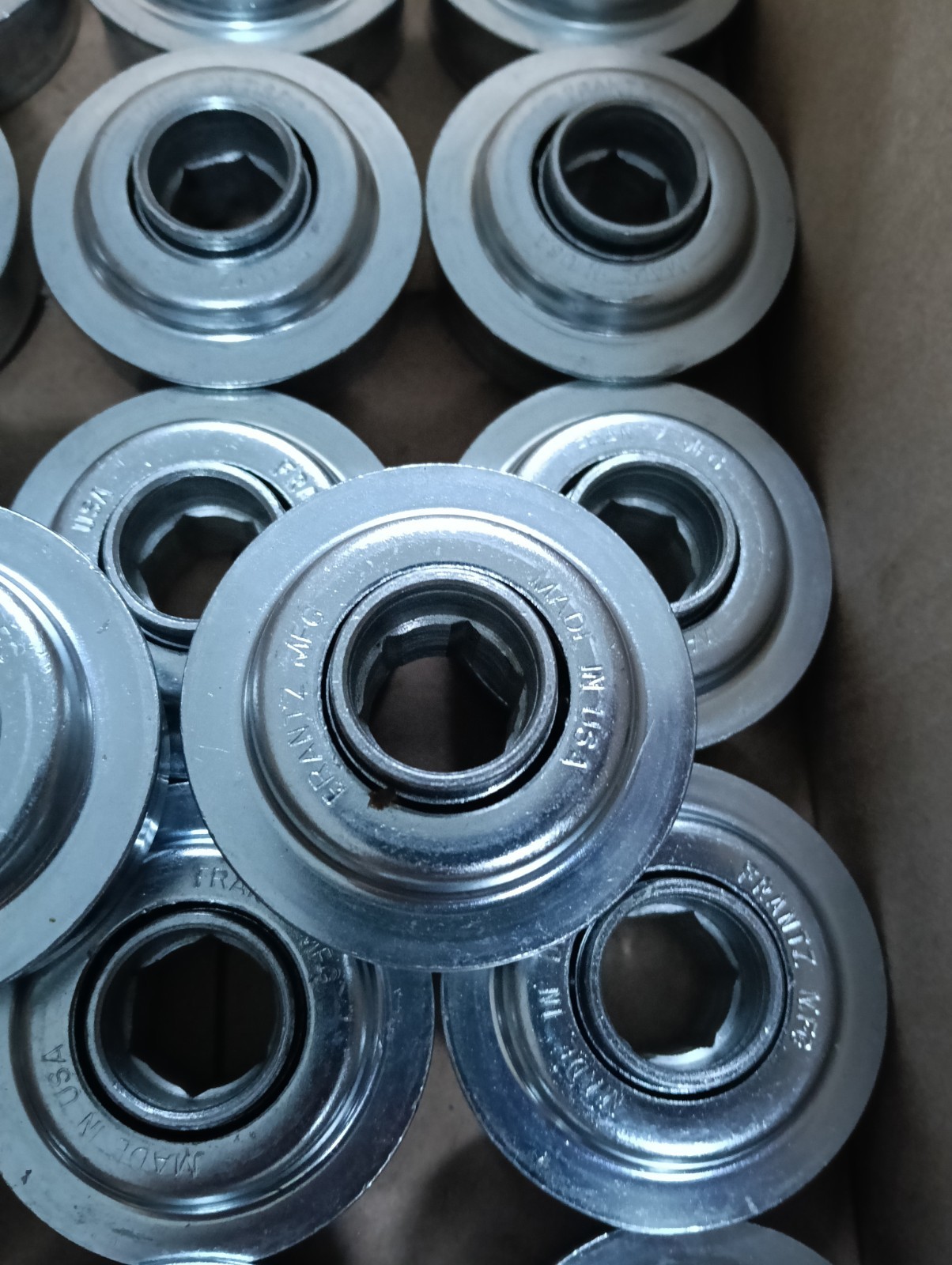 2500 FRANTZ (Lot 10 Pcs) Hex ID 11/16″ Conveyor Bearing NEW BEARING