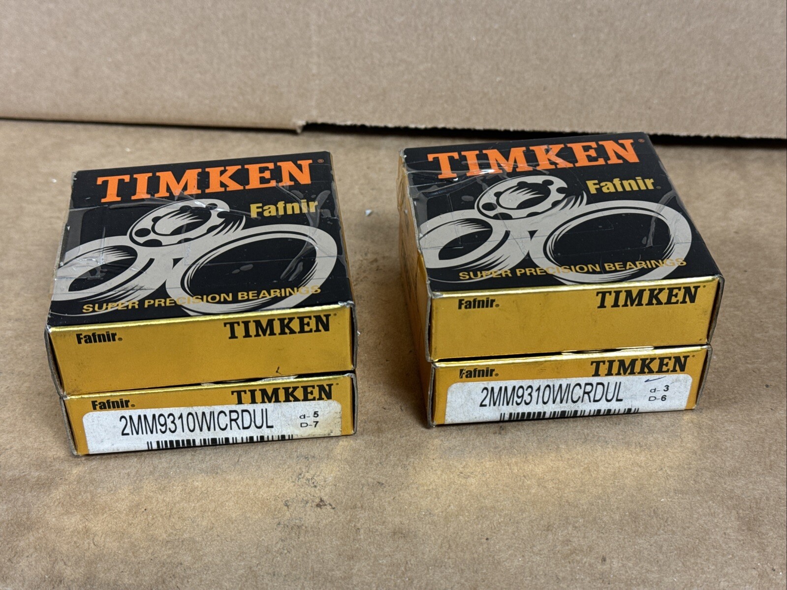 TIMKEN 2MM9310WI CR DUL Angular Contact Ball Bearing SET 2MM9310WICRDUL FastShip