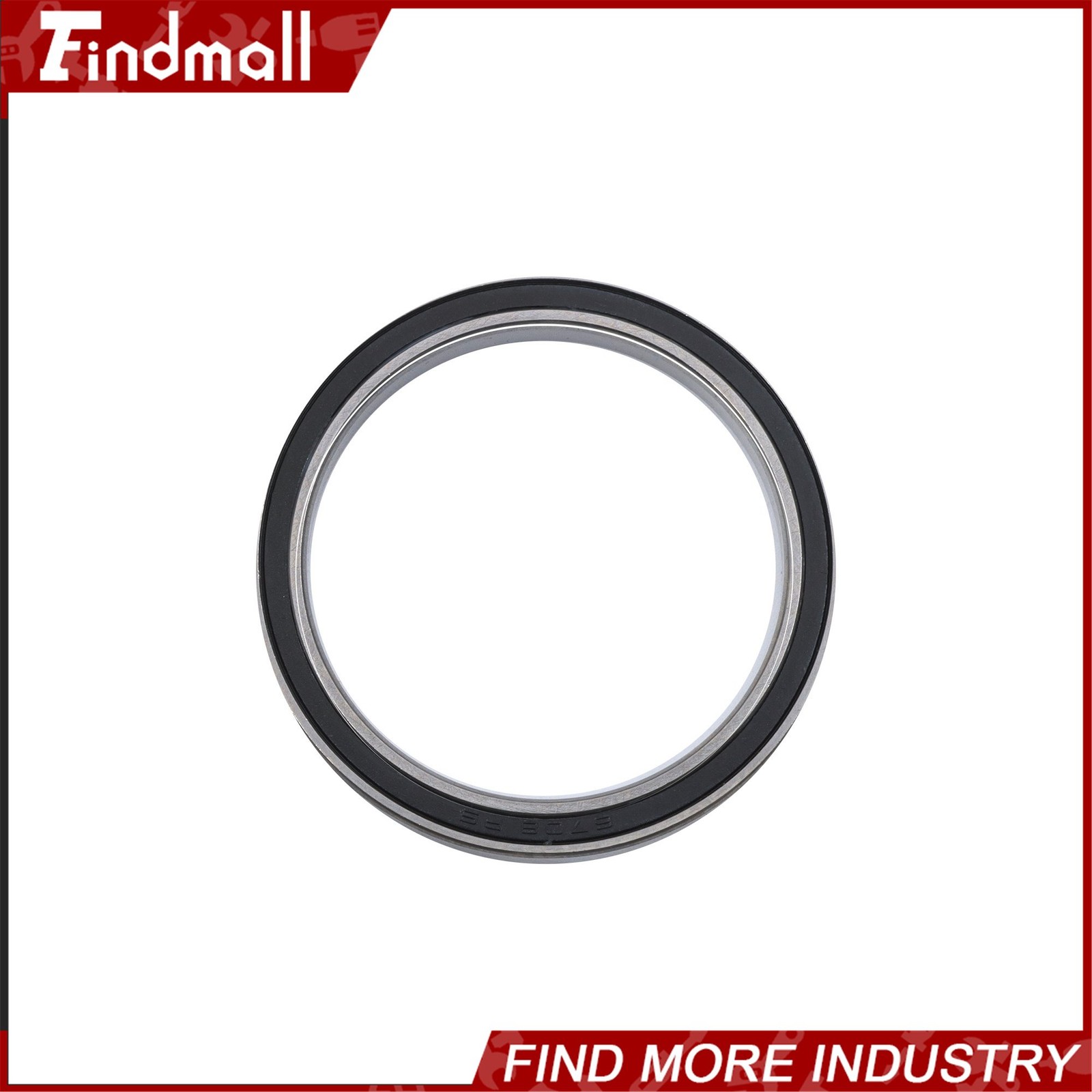 Findmall 10pcs 6708-2RS Ball Bearings 40x50x6mm Double Sealed Pre-Lubricated
