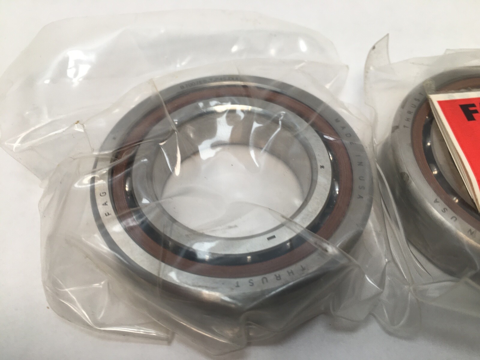 FAG B7007EB.T.P4S.DUL Bearing 35x62x14 mm 7007E B-7007-EB-T-P4S-DUL USA 2 Pcs