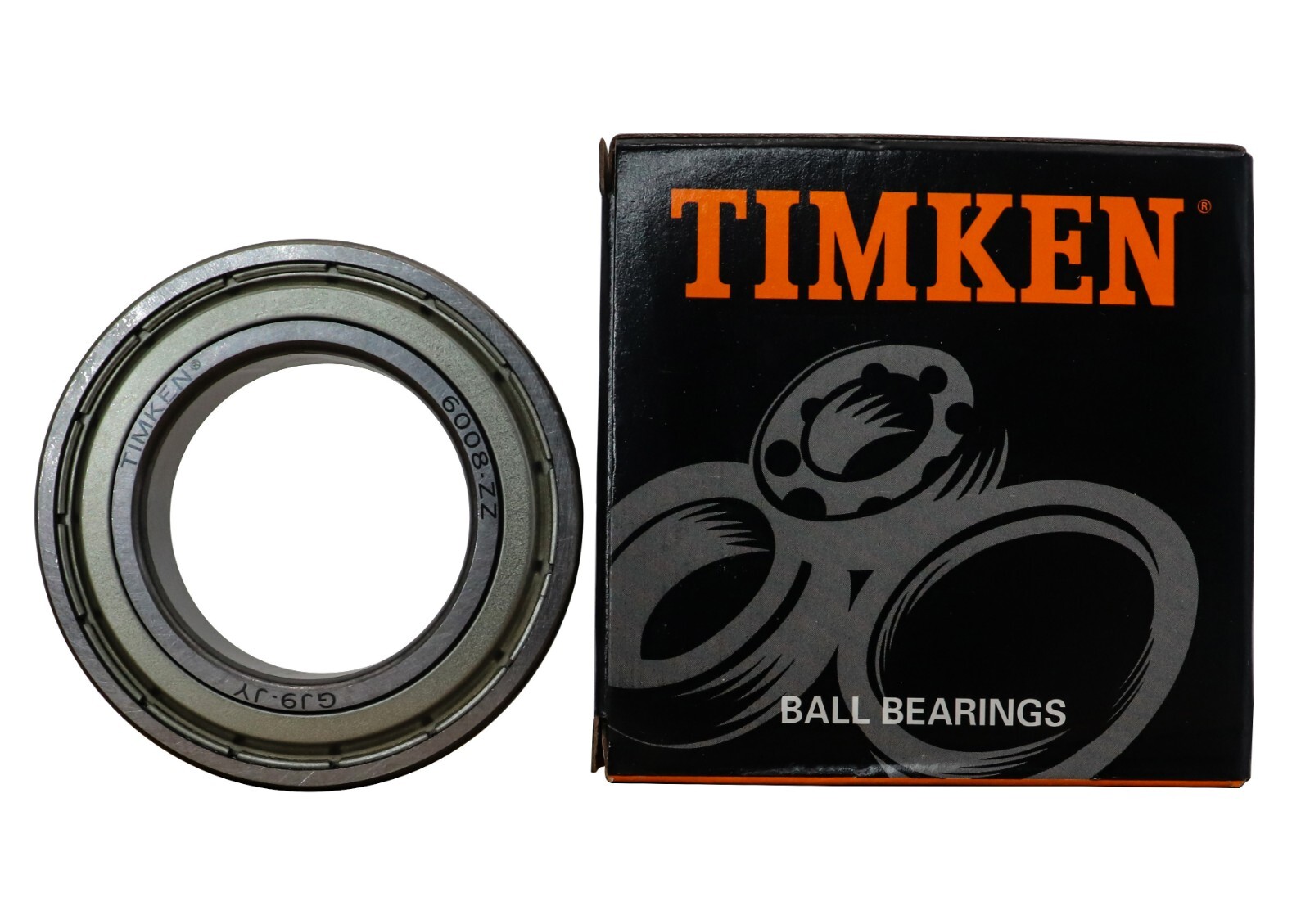 NEW 2PACK TIMKEN 6008 ZZ 40X68X15MM Double Metal Seal Ball Bearings 6008ZZ