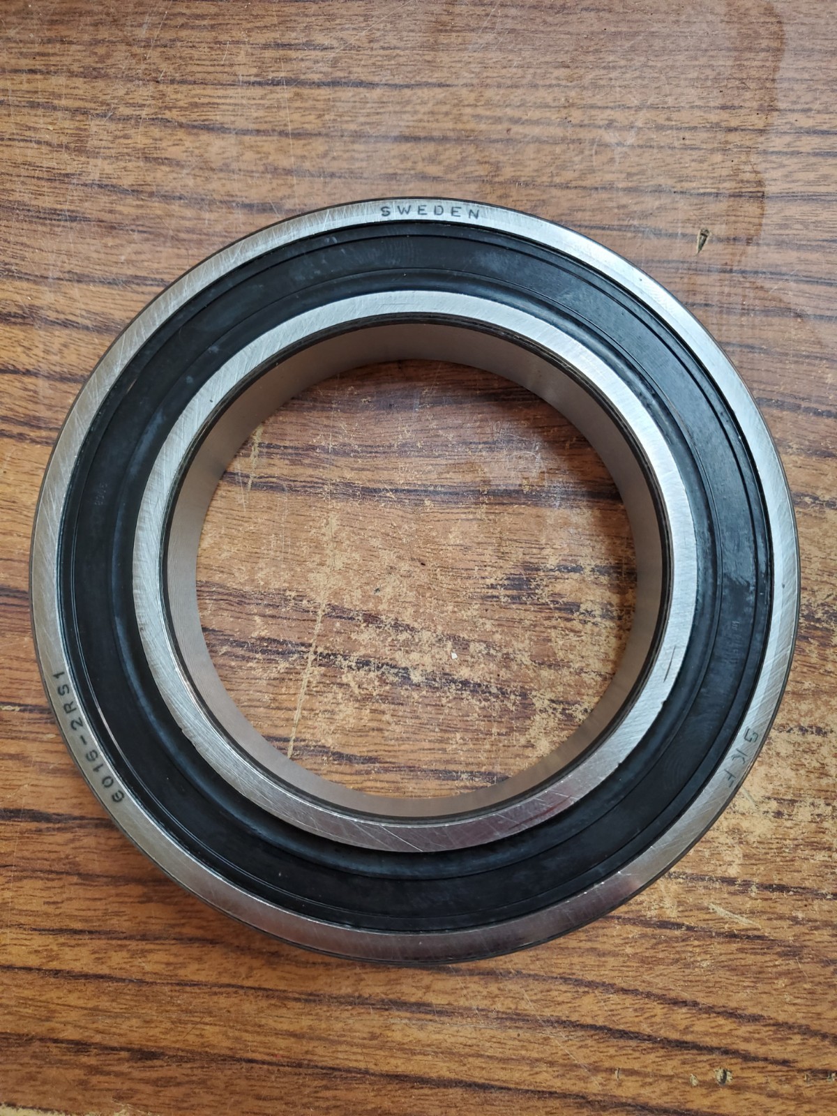 (2-PCS) SKF 6016-2RS1 Bearings 80x125x22mm Double Sealed Made in Sweden NOS