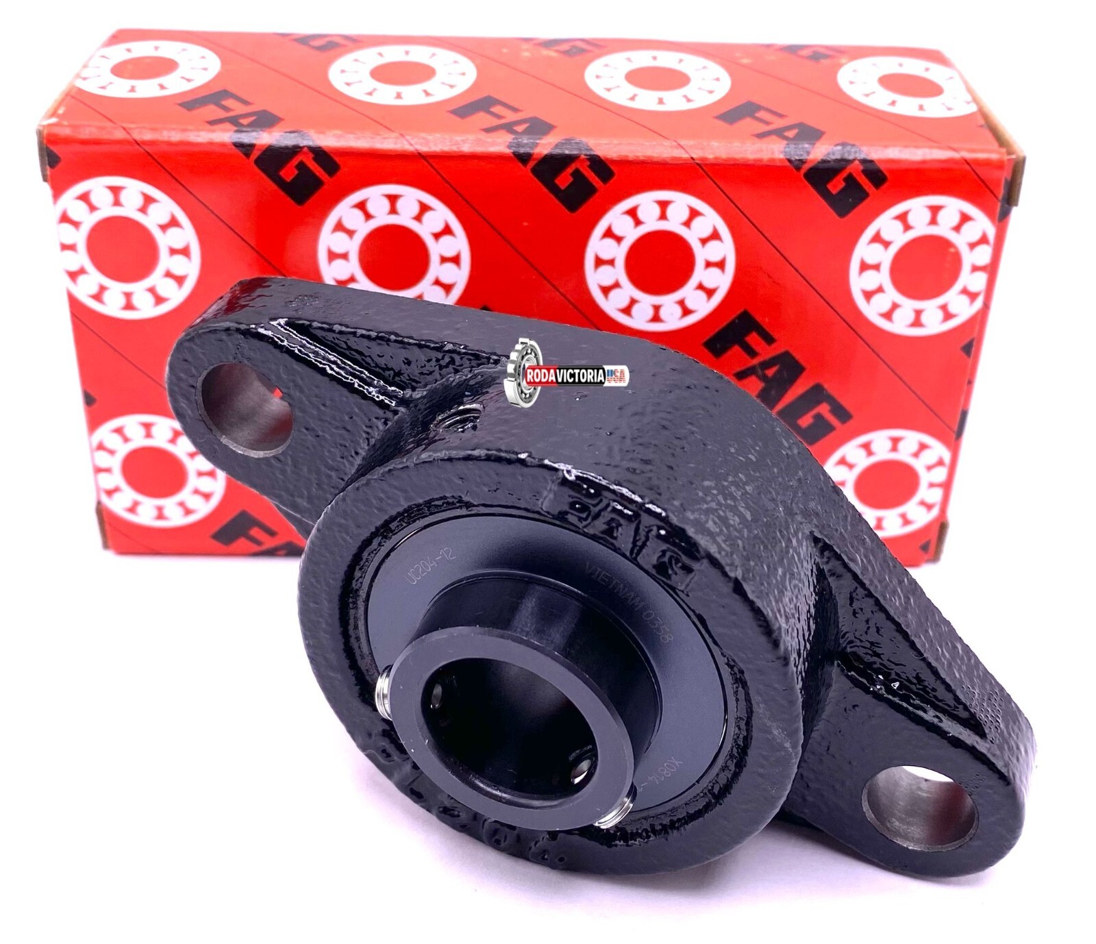 FAG UCFL204-12 J7 Flanged Housing Unit Bearing UC204-12 + FL204 3/4″ Bore