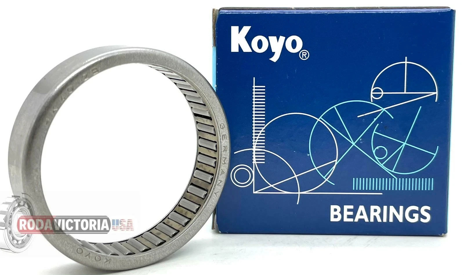 Koyo HK5020 B Needle Roller Bearing Caged Drawn Cup Steel Cage 50x58x20 mm