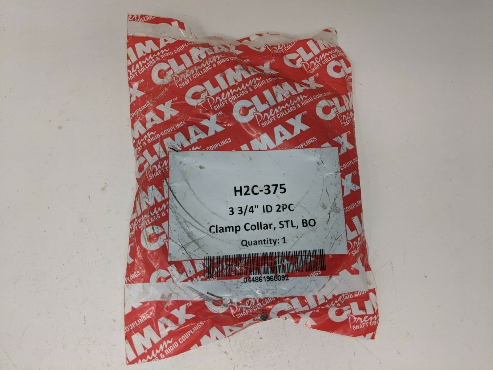 H2C- 375 3 3/4″ ID 2PC Clamp Collar, STL, BO