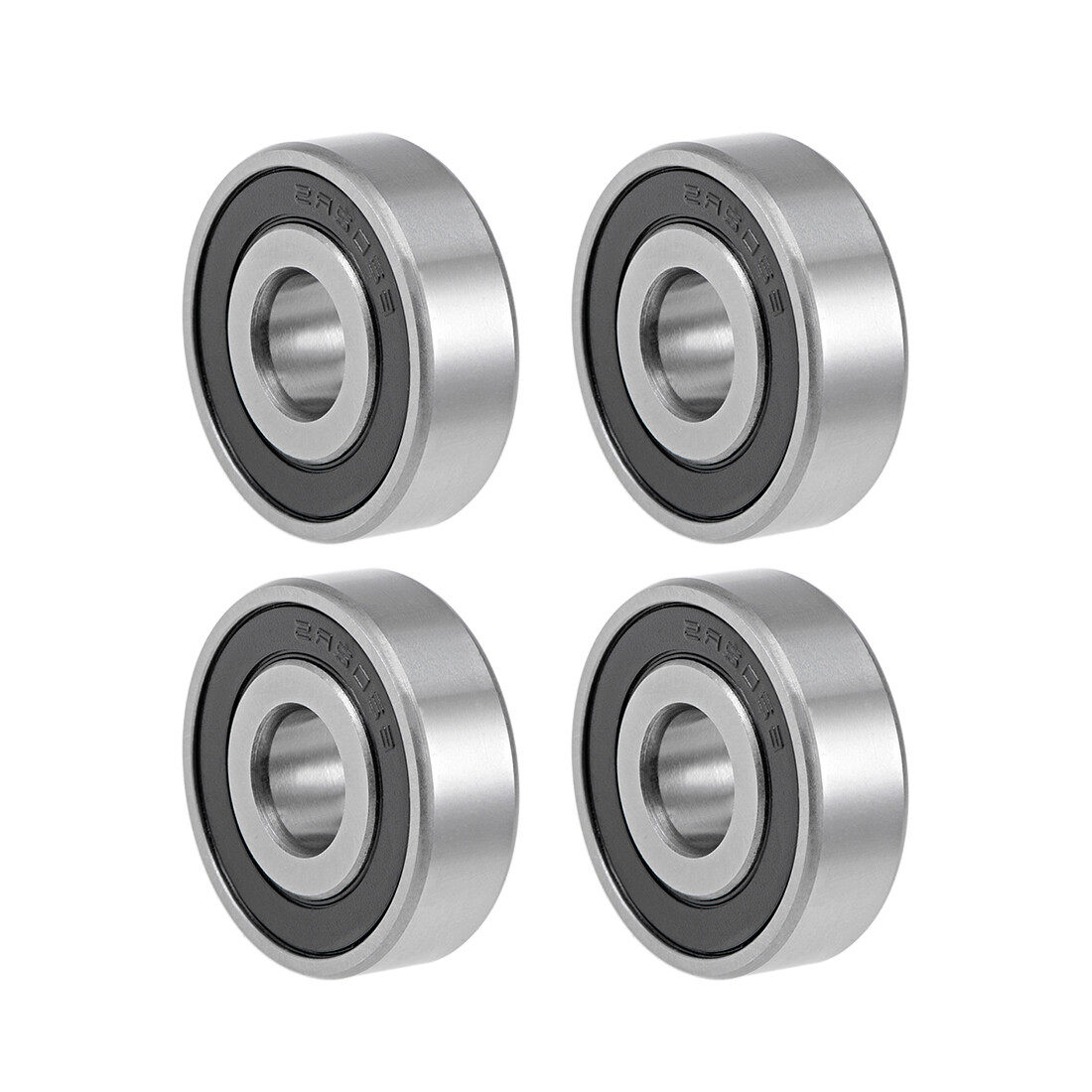 4Pcs 6202-16-2RS Double Sealed Ball Bearings Z2 16mm ID 35mm OD 11mm Thick