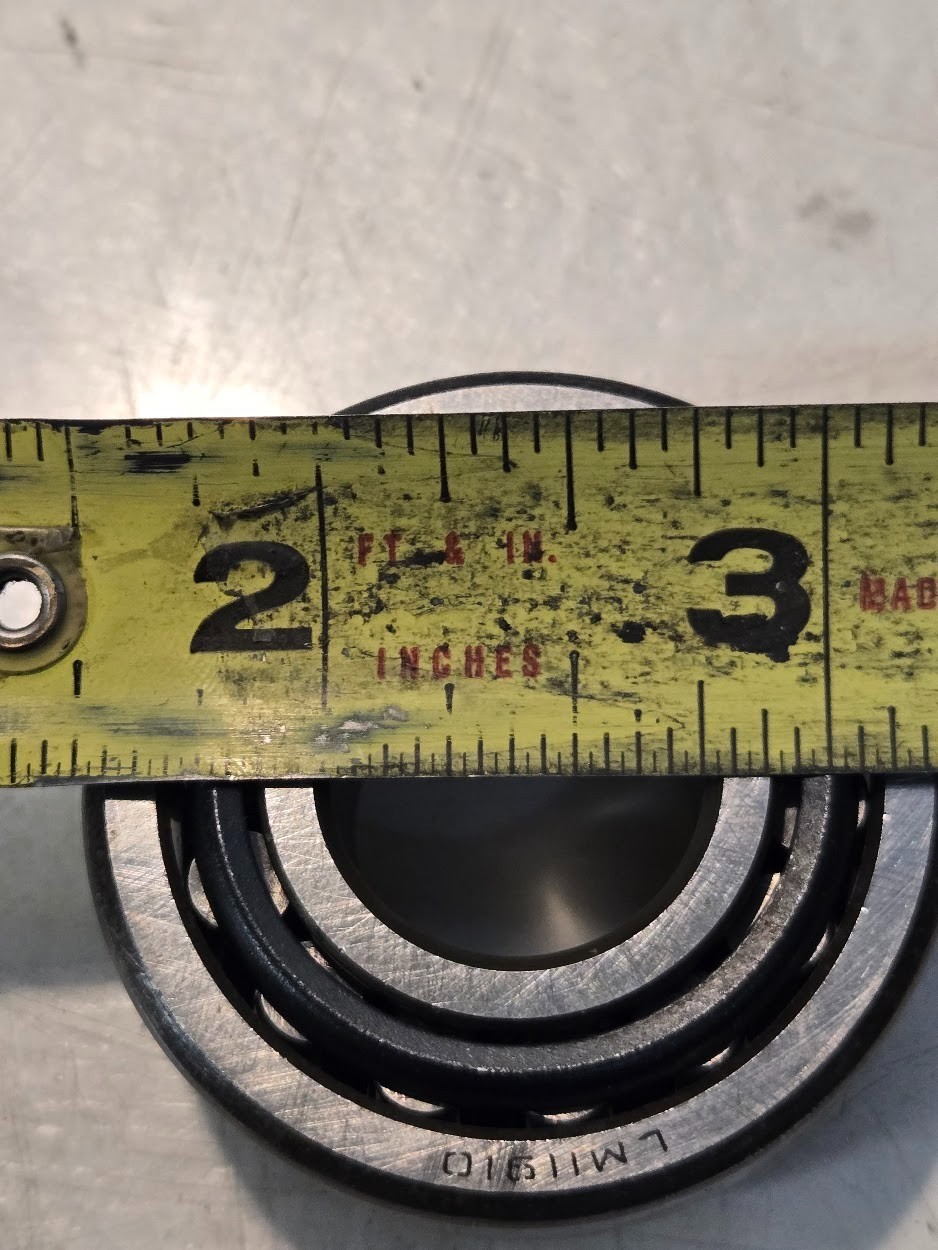 3 Quantity of CMC/ZXY Tapered Roller Bearings LM11949 LM11910 3/4″ Bore (3 Qty)