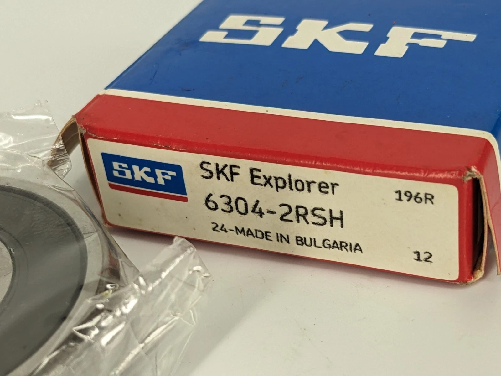 SKF 6304-2RSH 20X52X15MM Double Rubber Seal Ball Bearings 6304RS (BULGARIA)