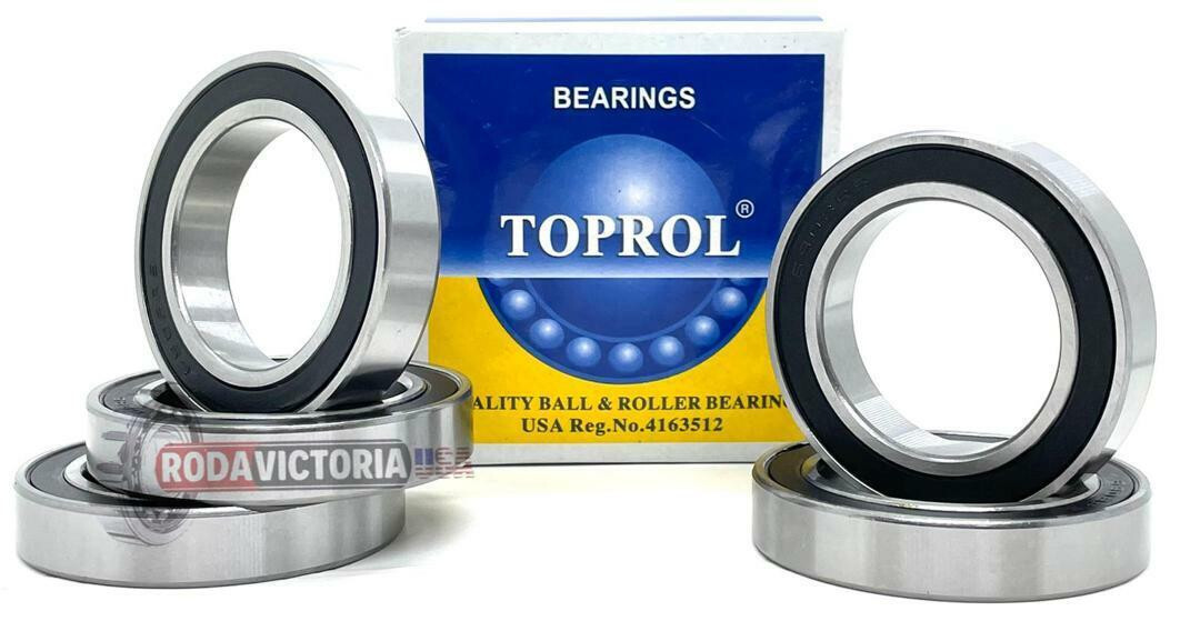QTY. 5 Bearings 6907-2RS C3 Premium Sealed Ball Bearing, 35x55x10mm 61907