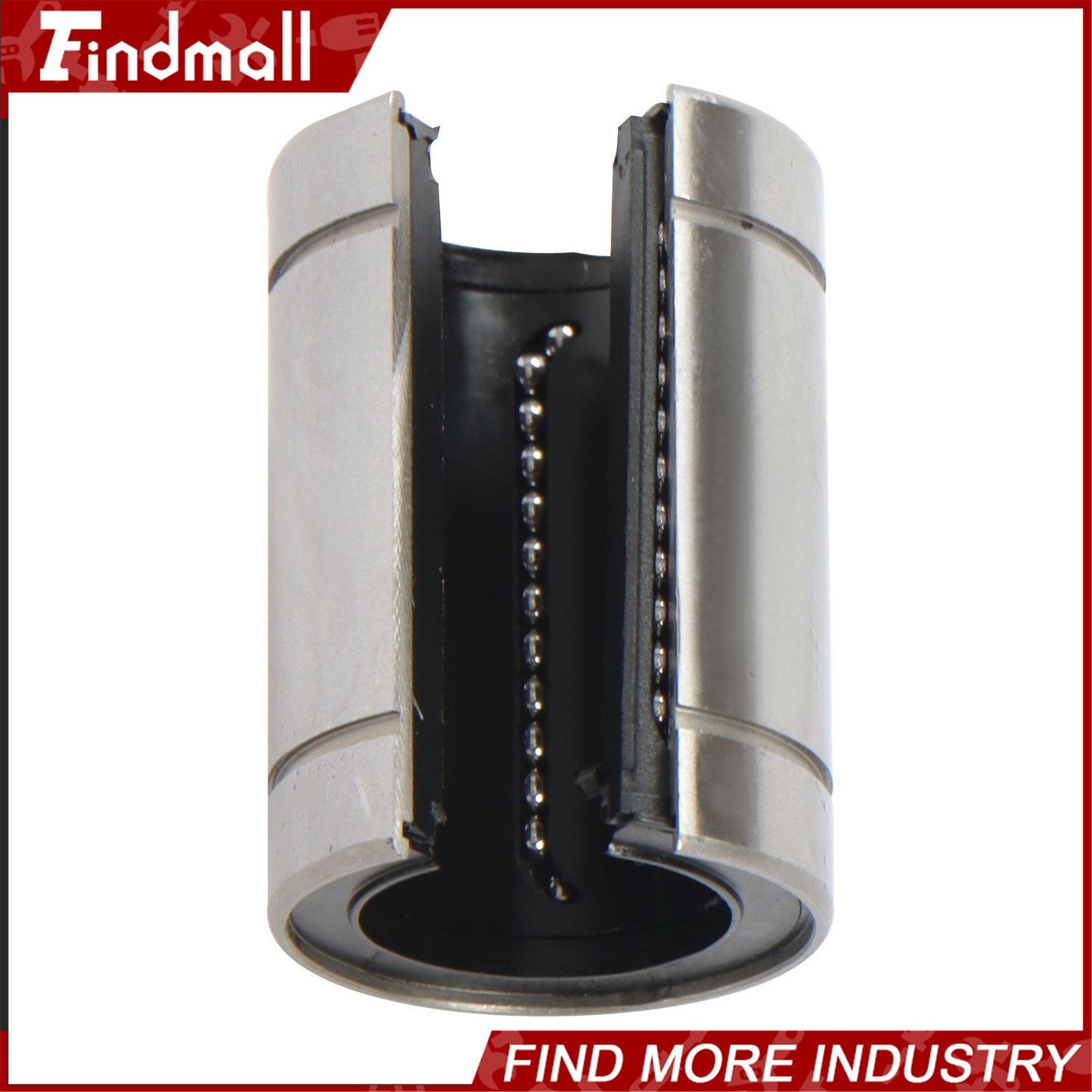 Findmall 4pcs LM30UUOP Open Linear Ball Bearings 30x45x64mm CNC