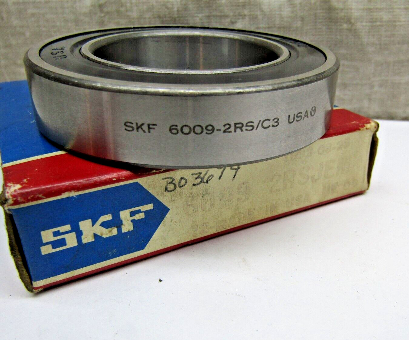 SKF 6009-2RS JEM 45mm X 75mm X 16mm Sealed Bearing