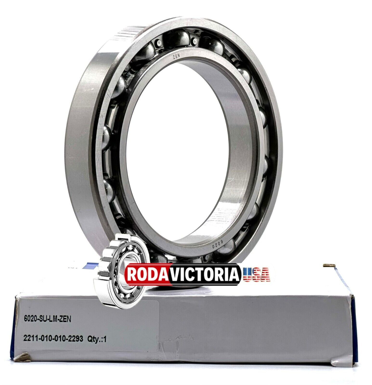 ZEN 6020 DEEP GROOVE BALL BEARING, OPEN TYPE, NO SEALS 100x150x24mm